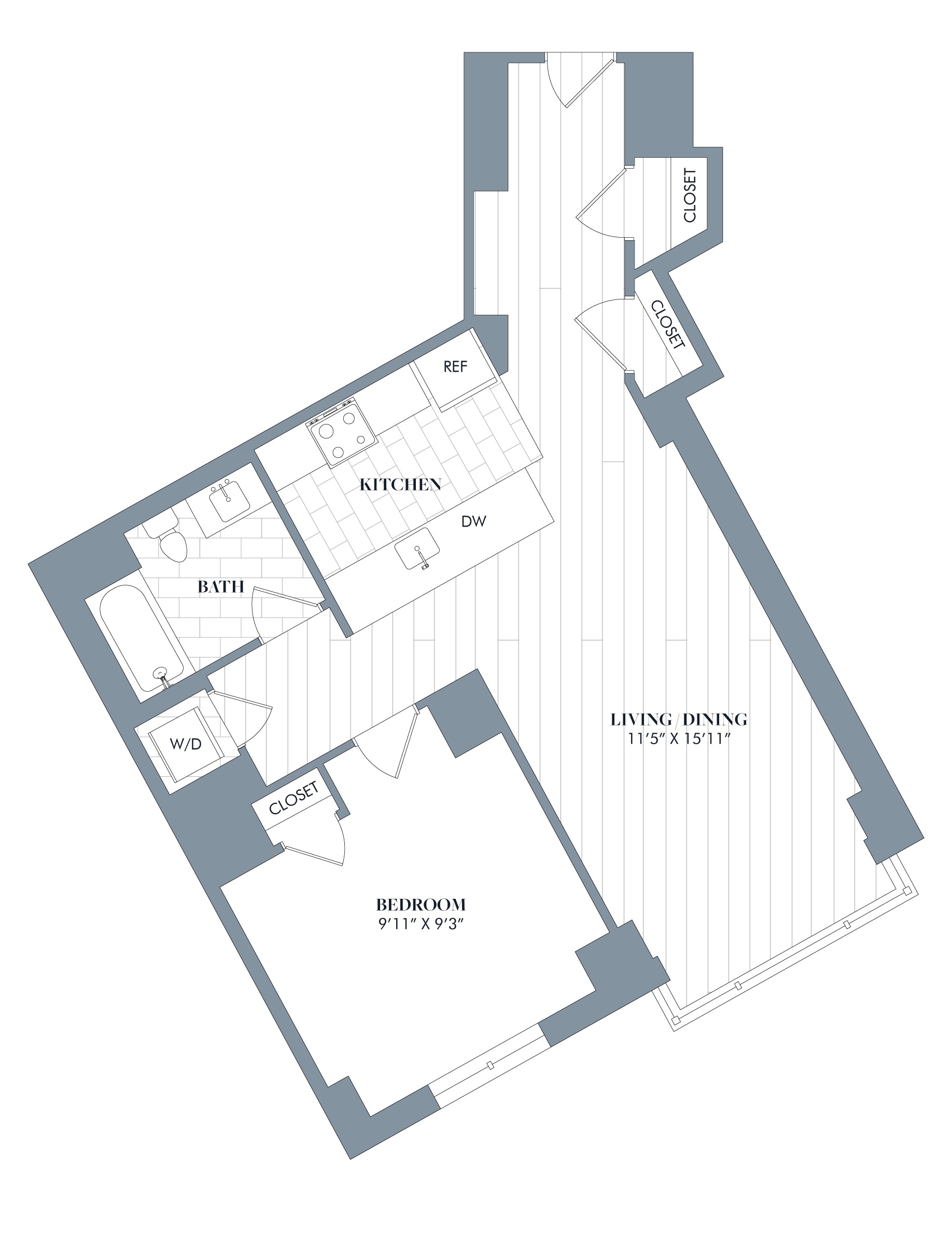 floorplan image of apartment J-2008