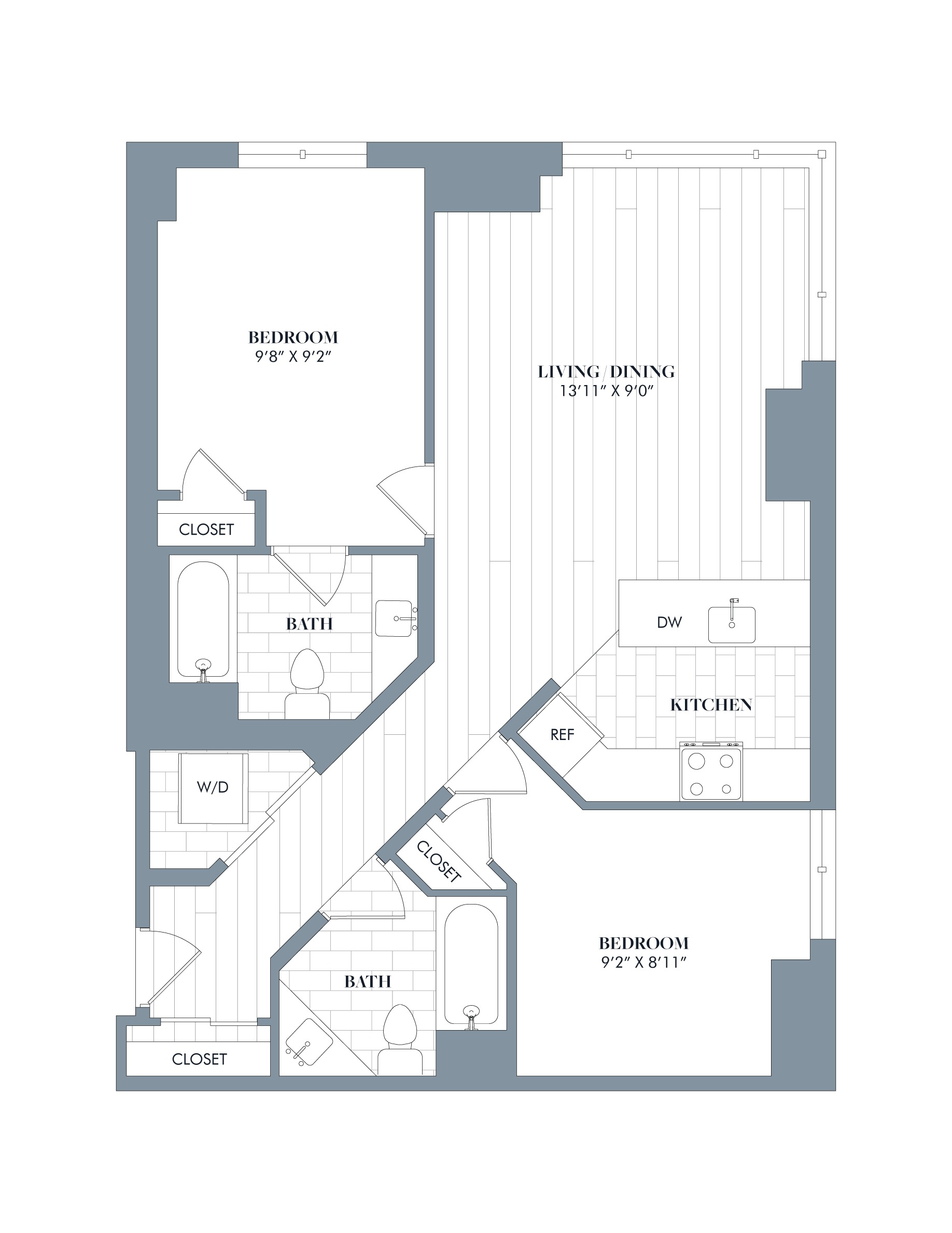 floorplan image of apartment G-0418