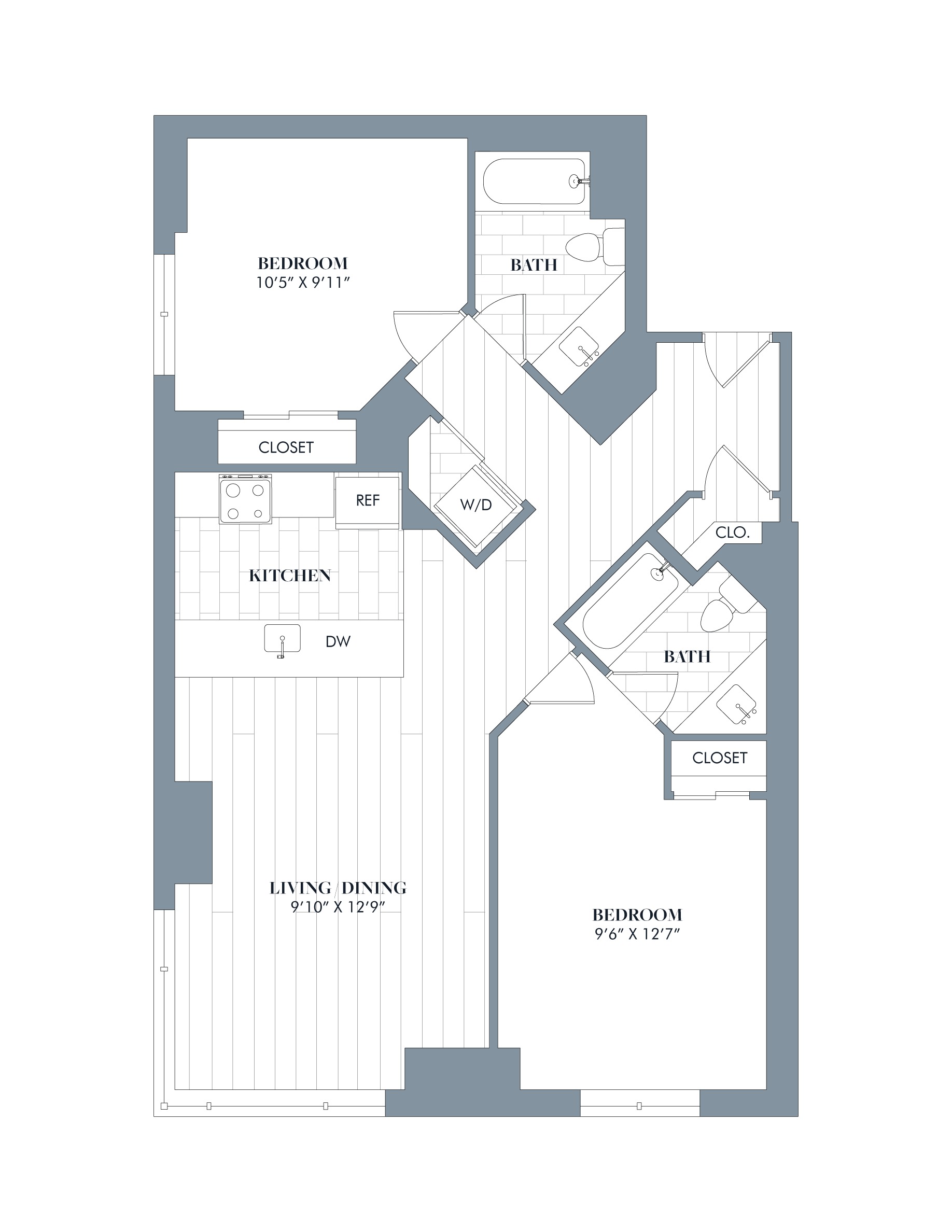 floorplan image of apartment G-0324