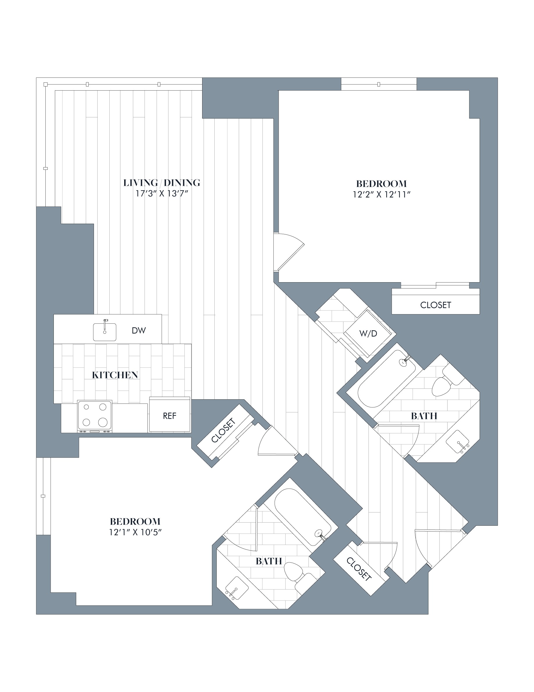 floorplan image of apartment J-0327