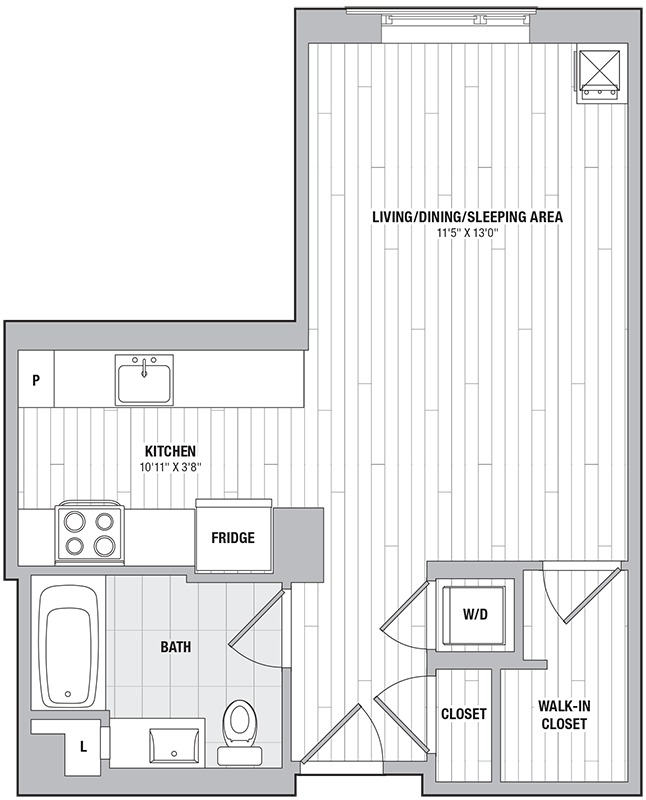 Apartment 0811 floorplan