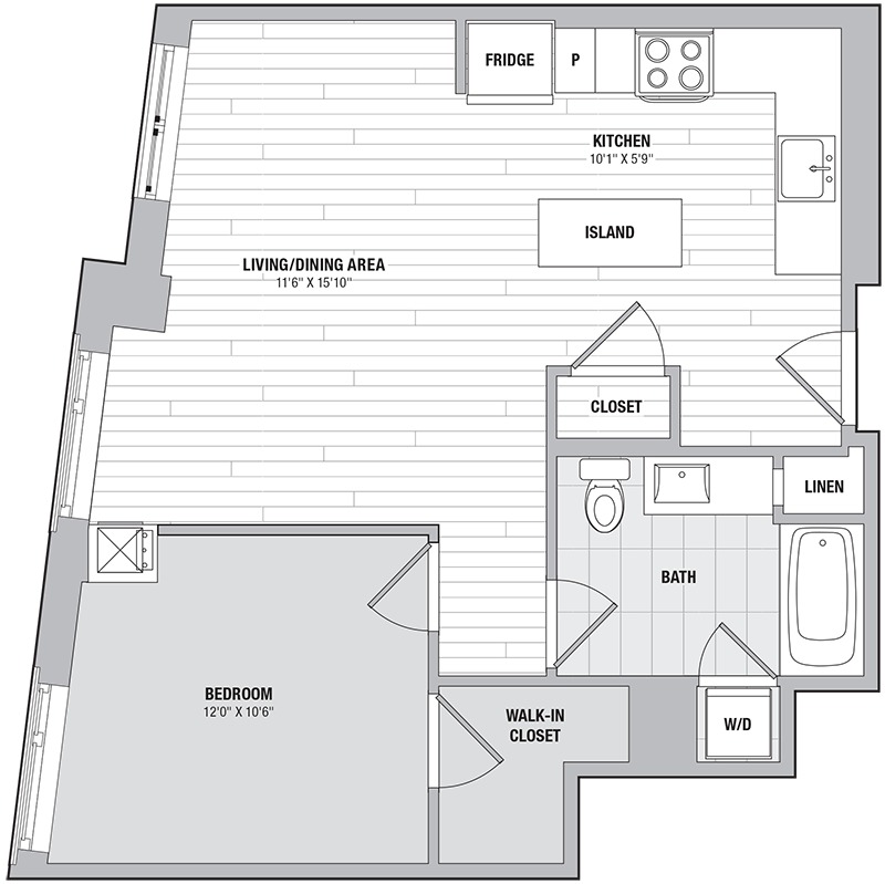 Apartment 1102 floorplan
