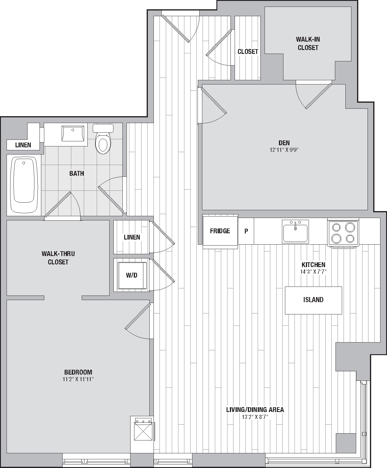 Apartment 0408 floorplan