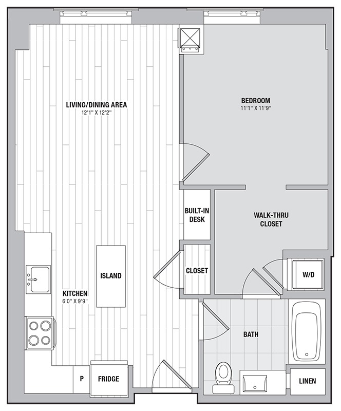 Apartment 1005 floorplan