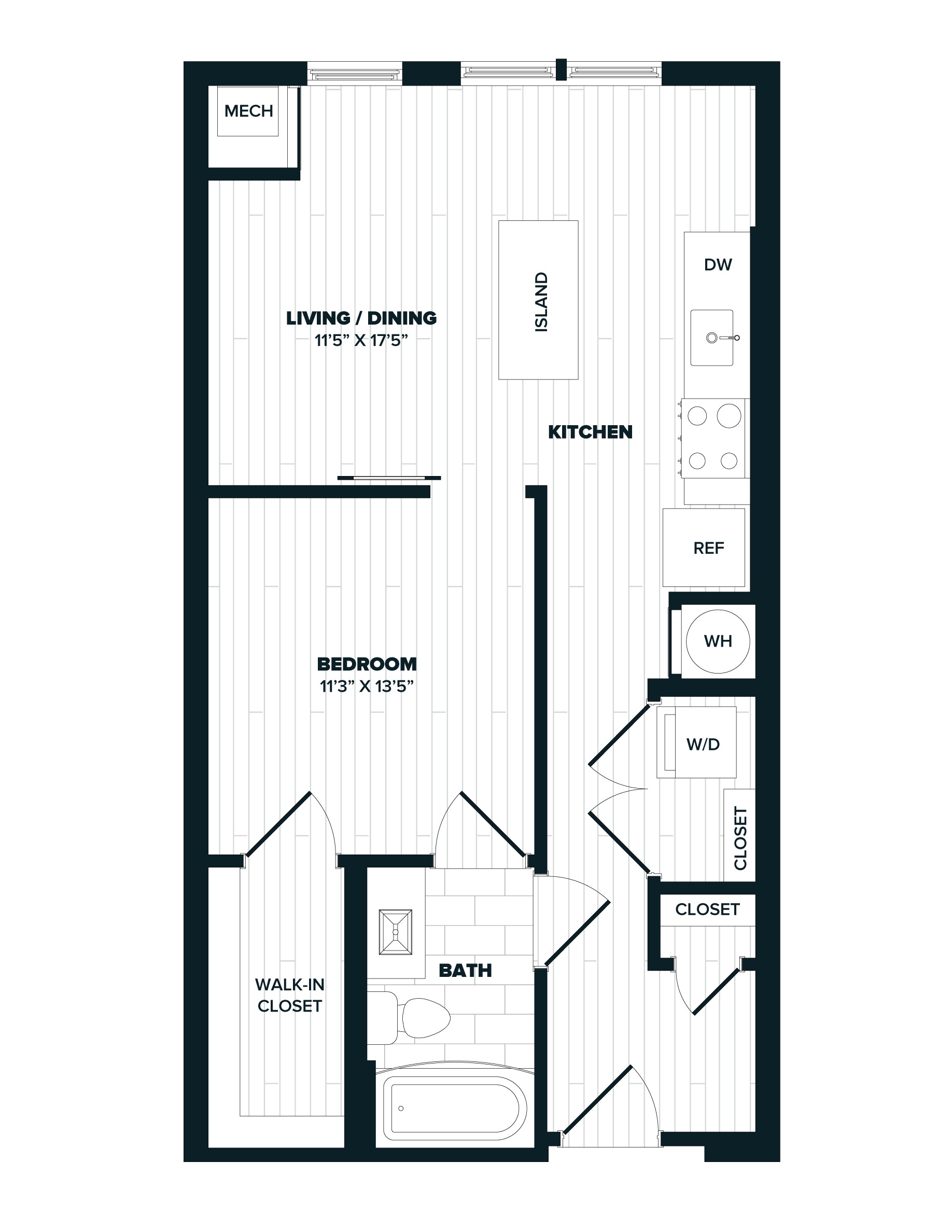 floorplan image of apartment 355