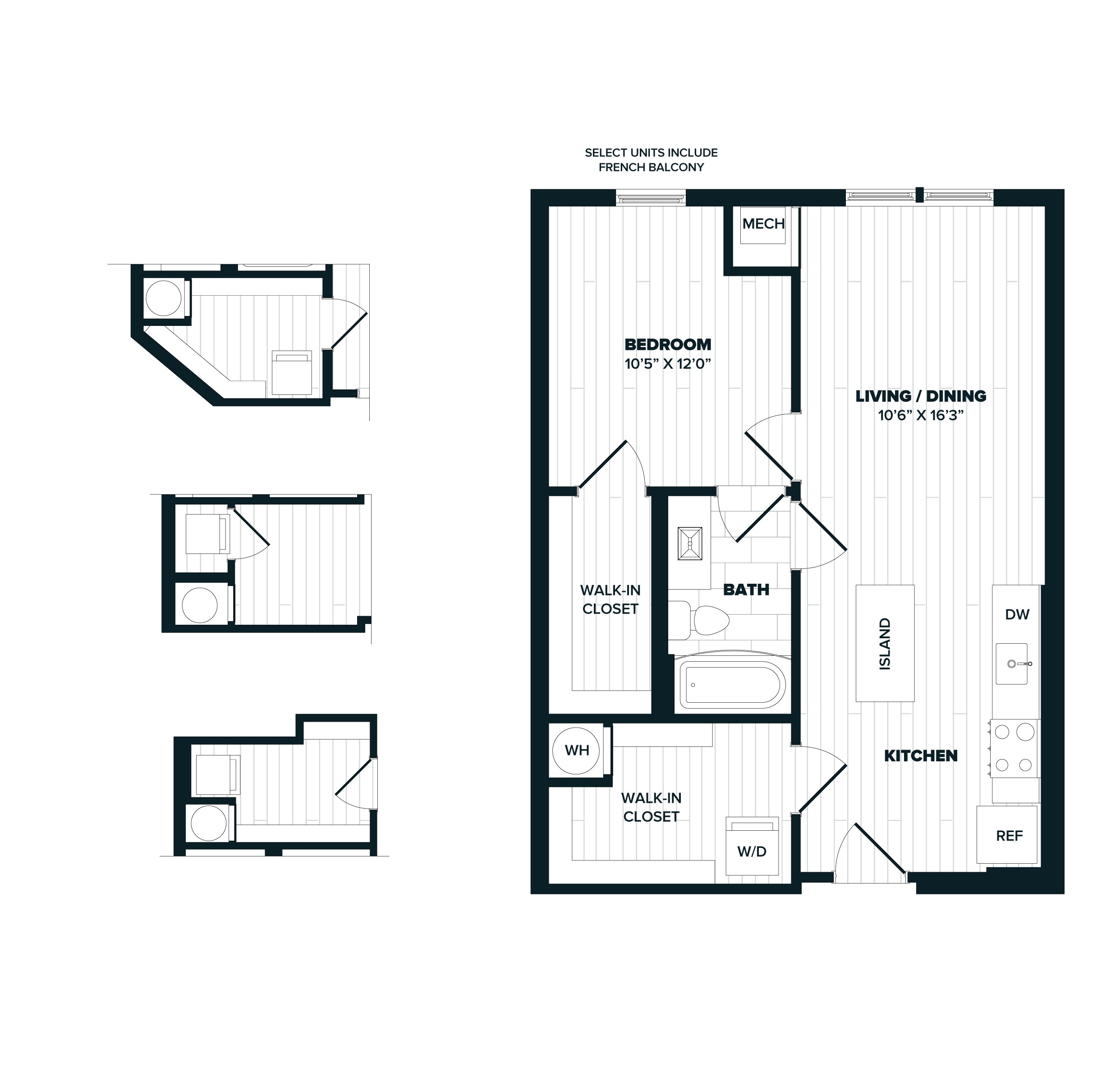floorplan image of apartment 235