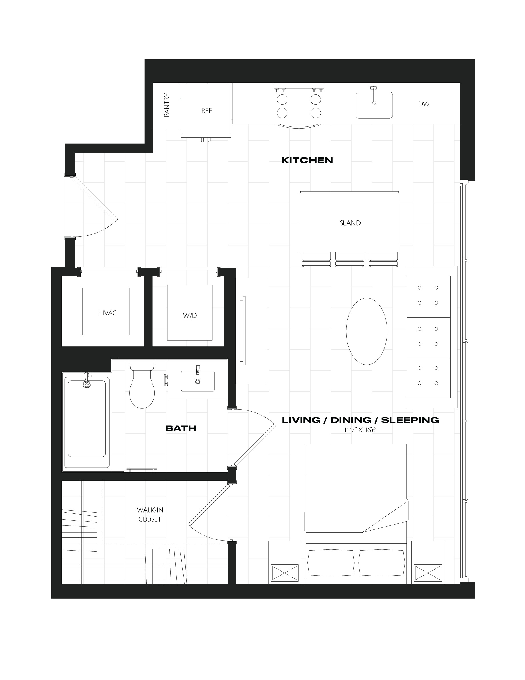 Apartment 0518 floorplan