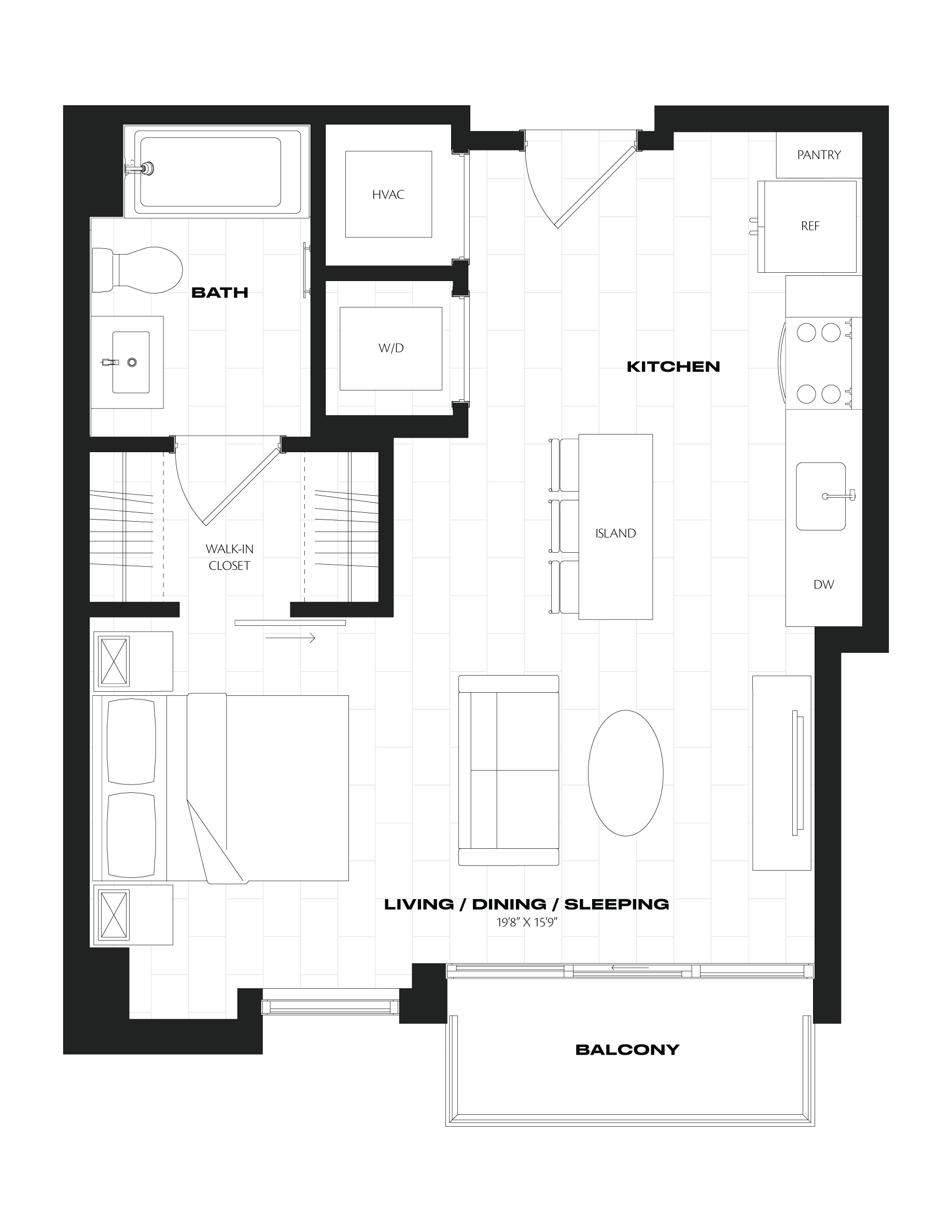 Apartment 0536 floorplan
