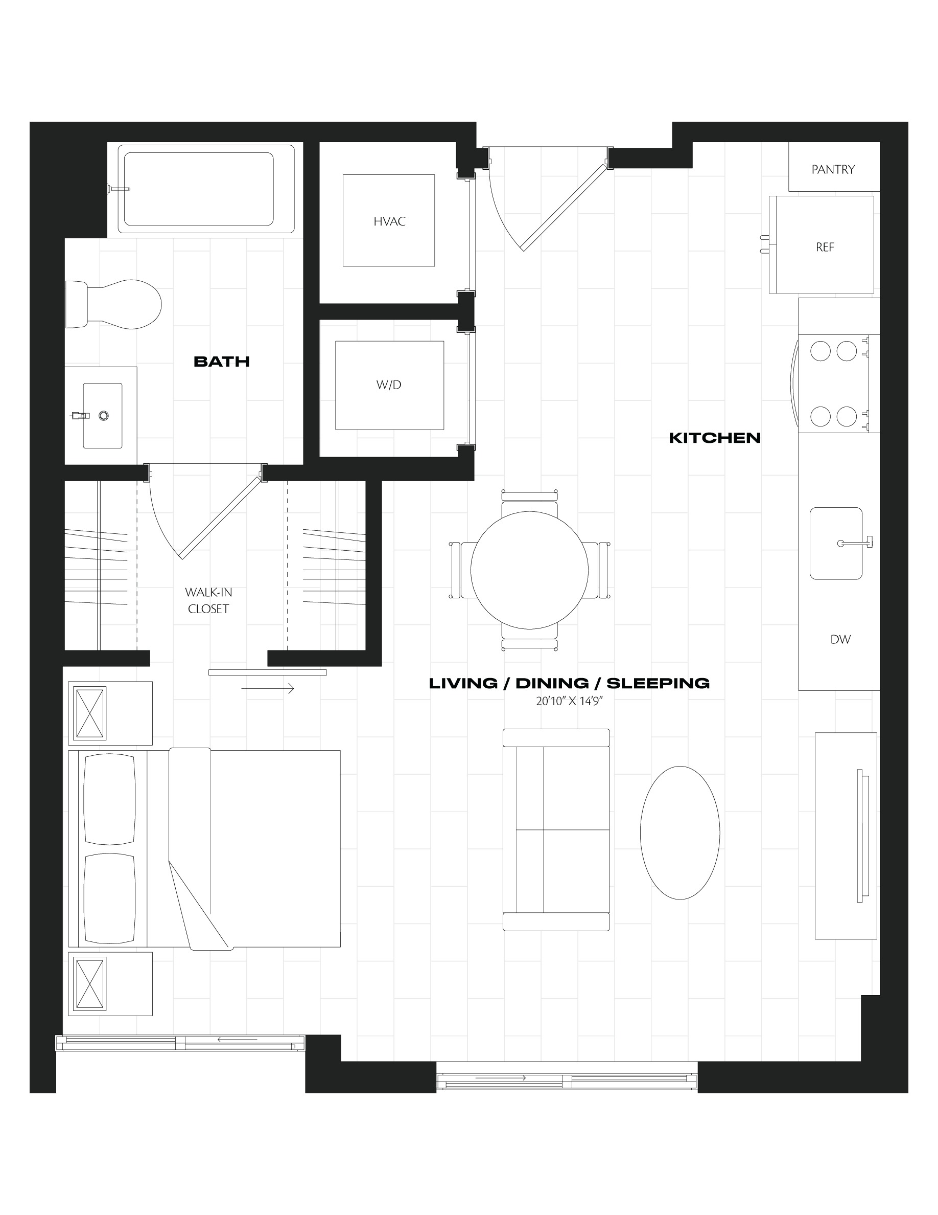 Apartment 0534 floorplan