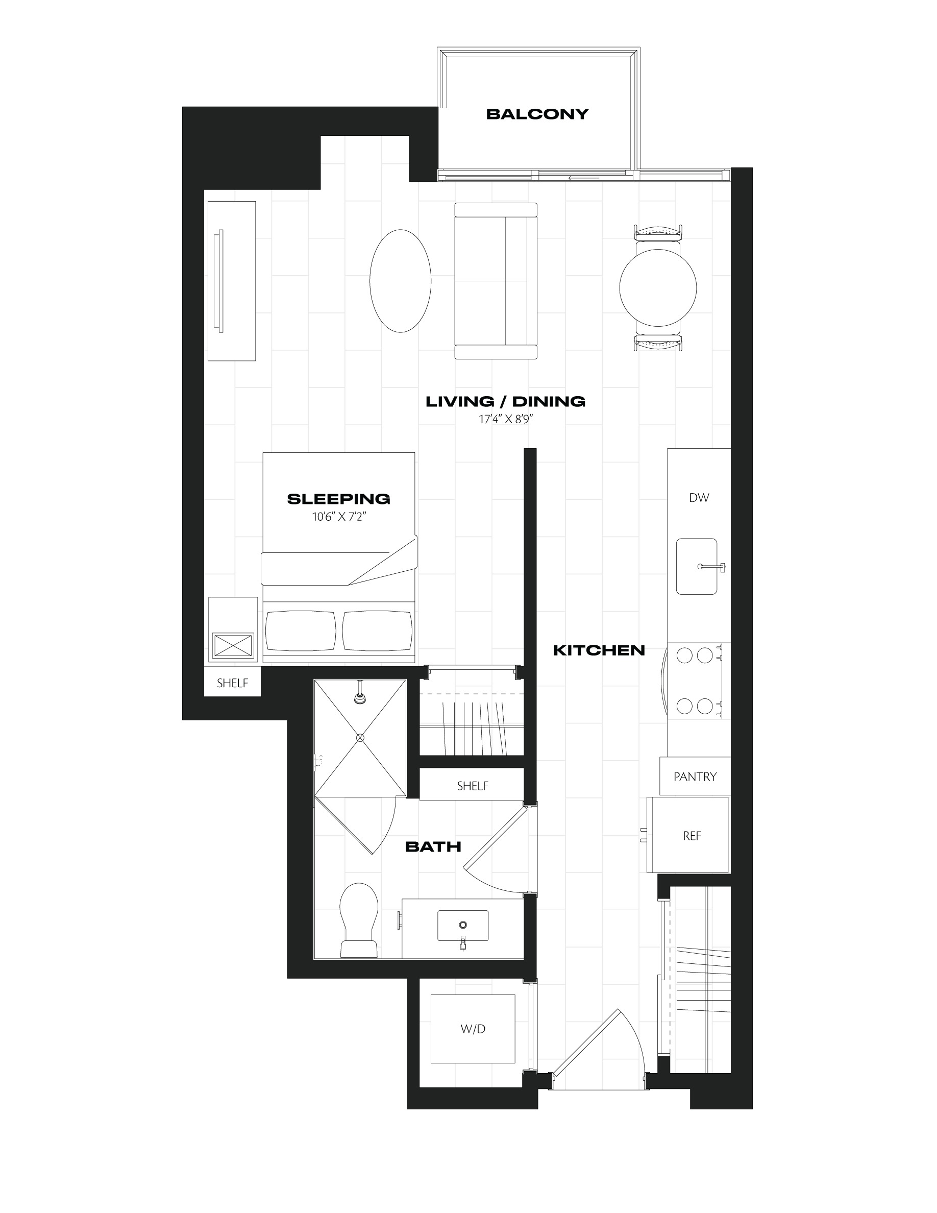Apartment 0530 floorplan