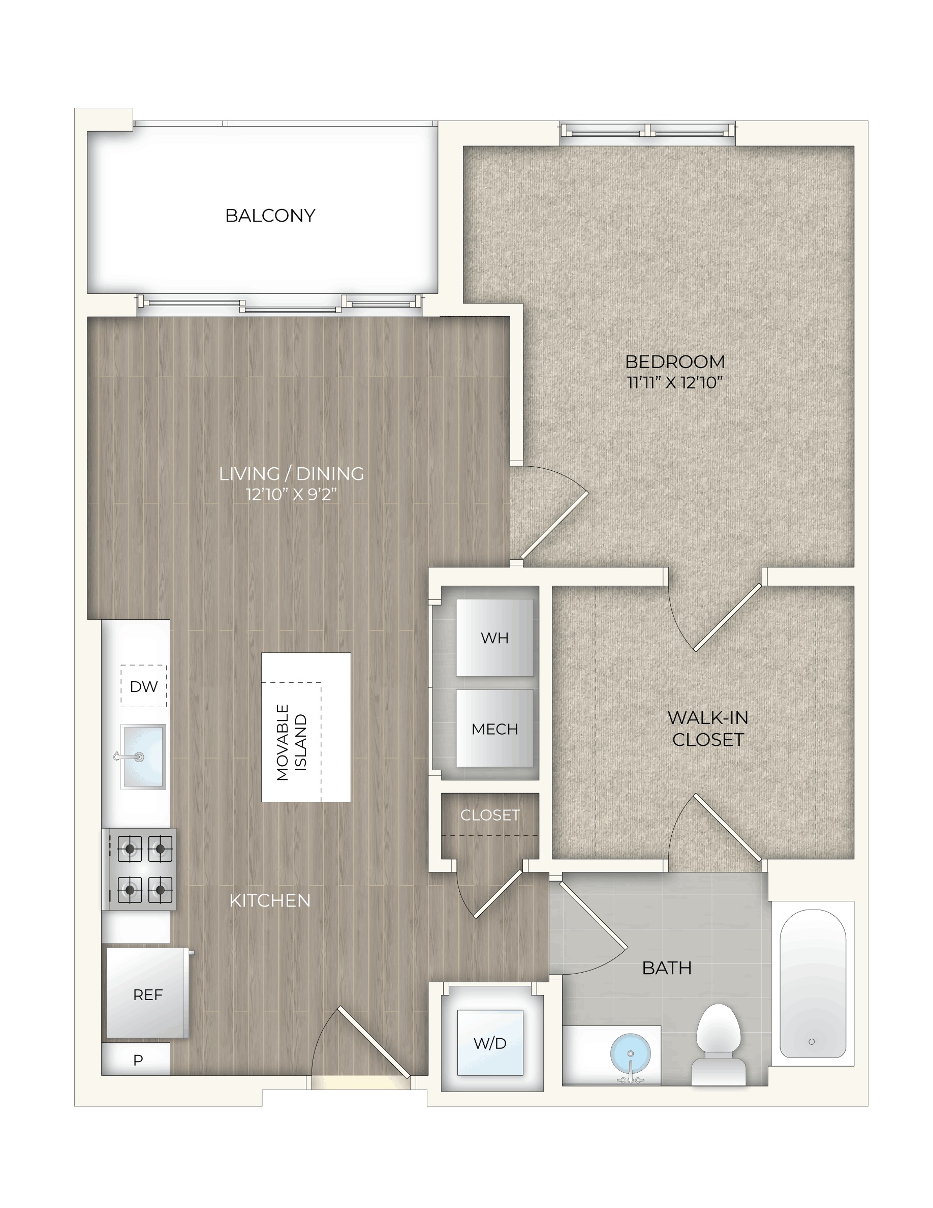 floor plan image of apartment 453
