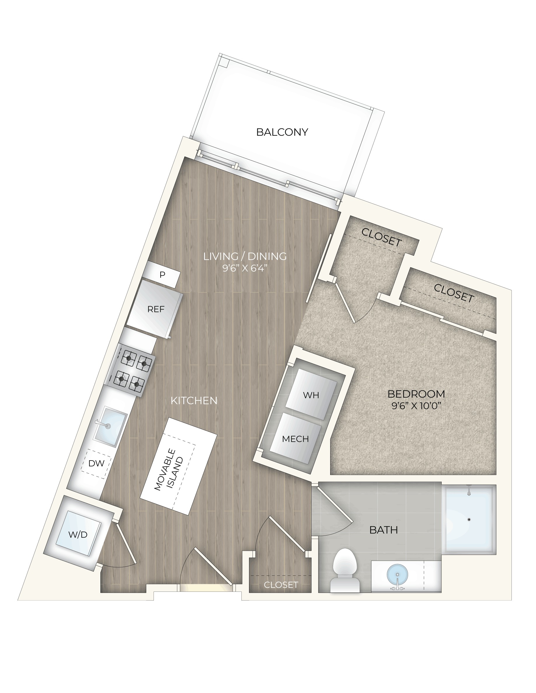 floor plan image of apartment PH8S