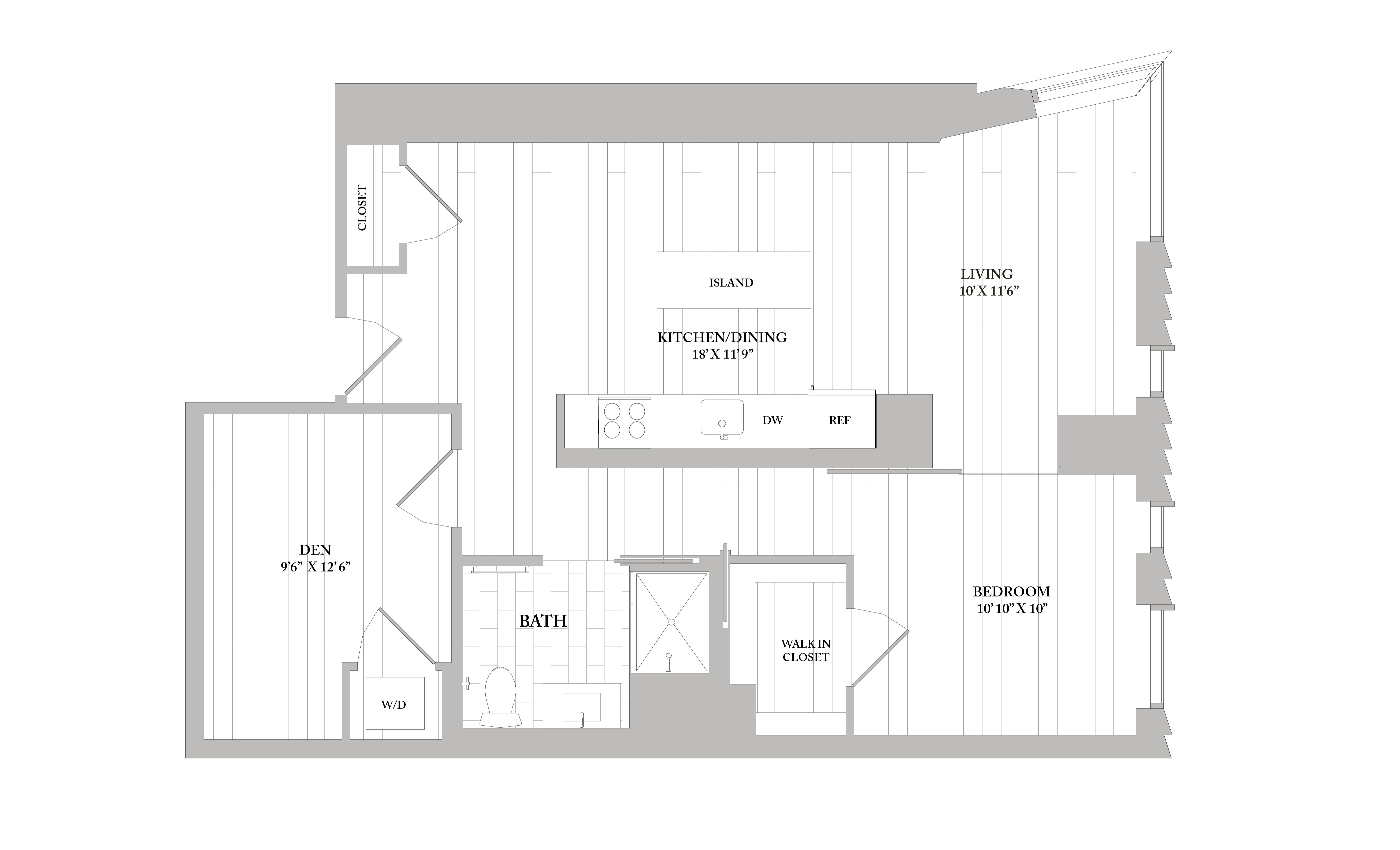 Apartment 1608 floorplan