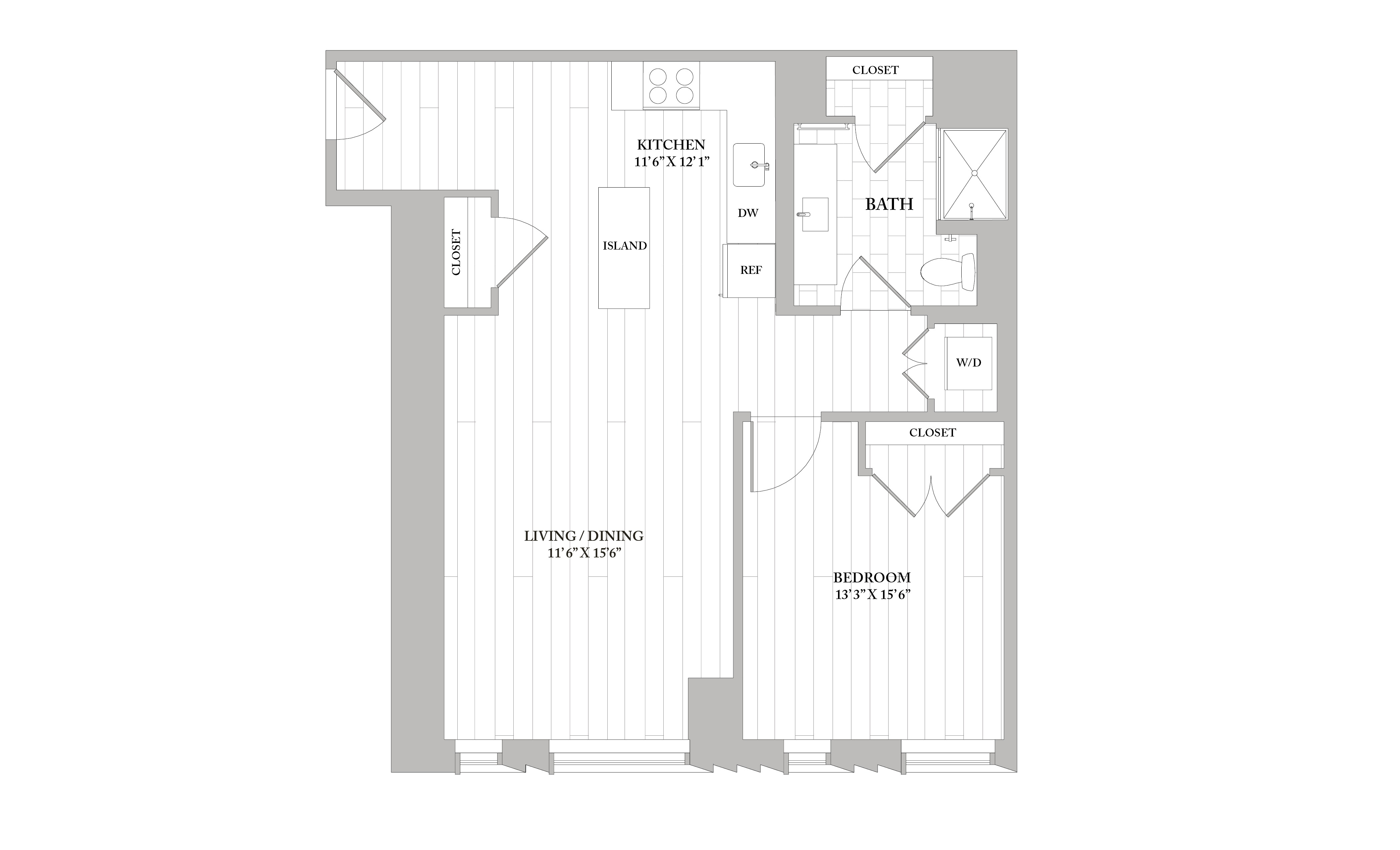 Apartment 1907 floorplan