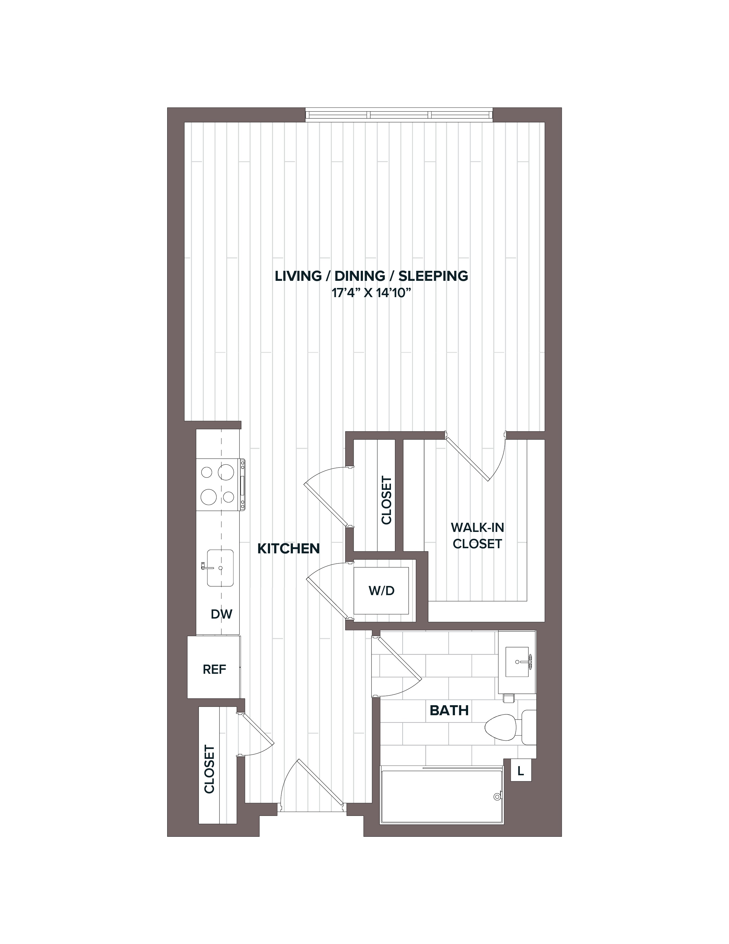 floorplan image of apartment 524