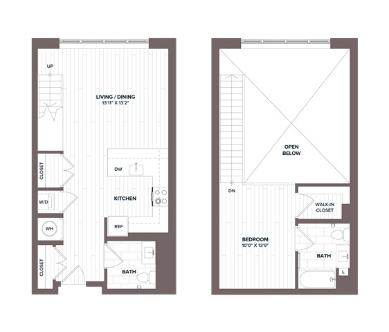 floorplan image of apartment 609