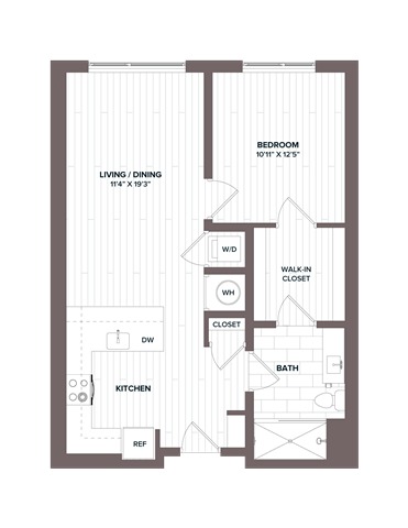 floorplan image of apartment 631