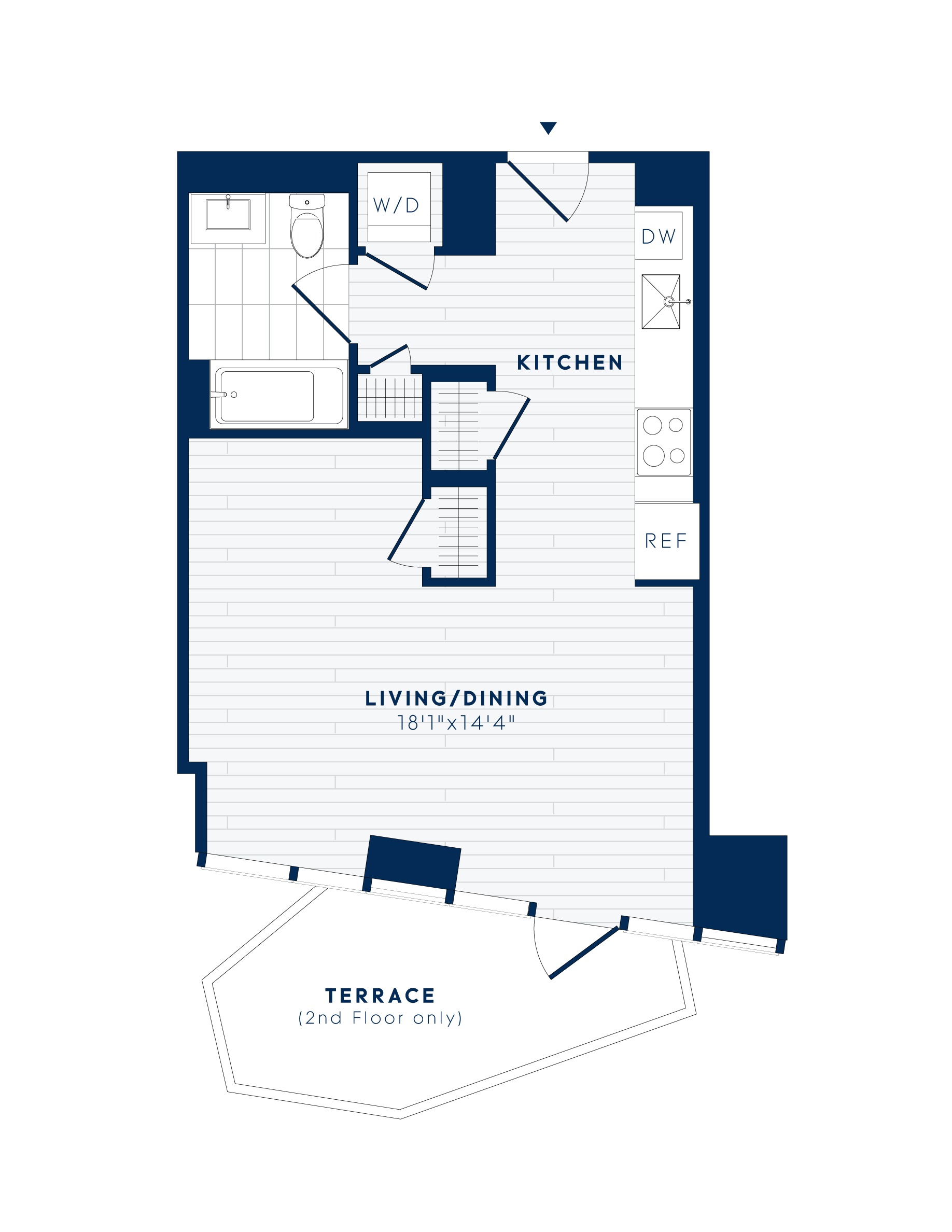 floor plan image of apartment 1145