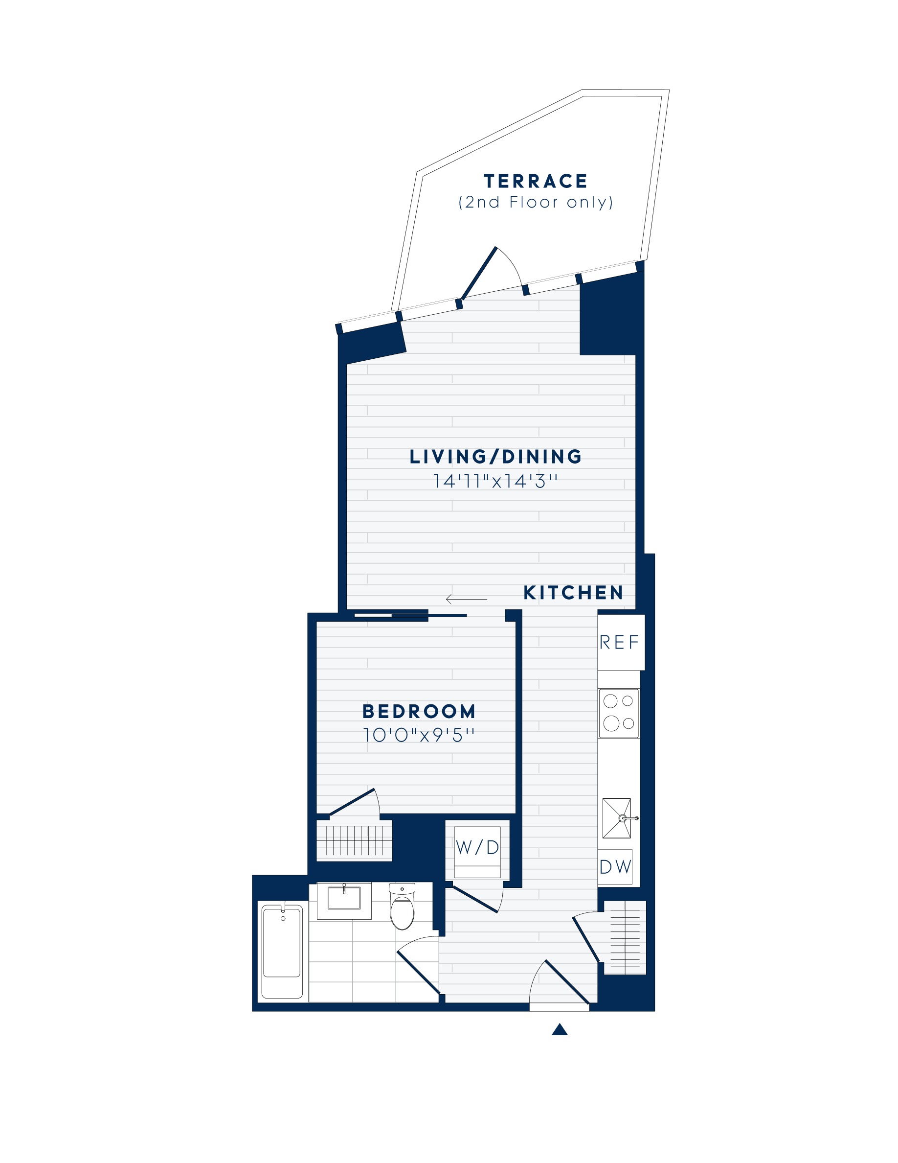 floor plan image of apartment 623