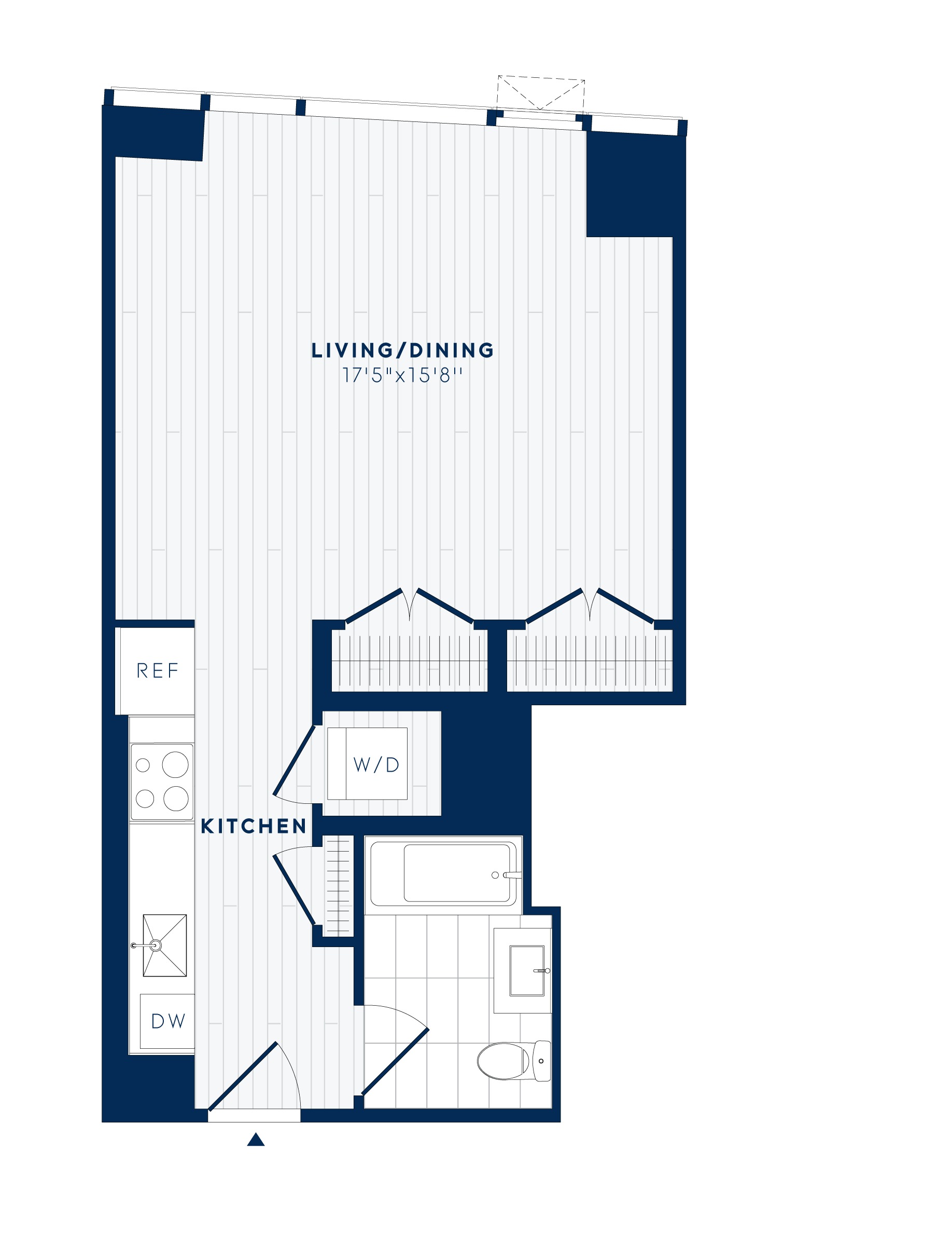 floor plan image of apartment 629