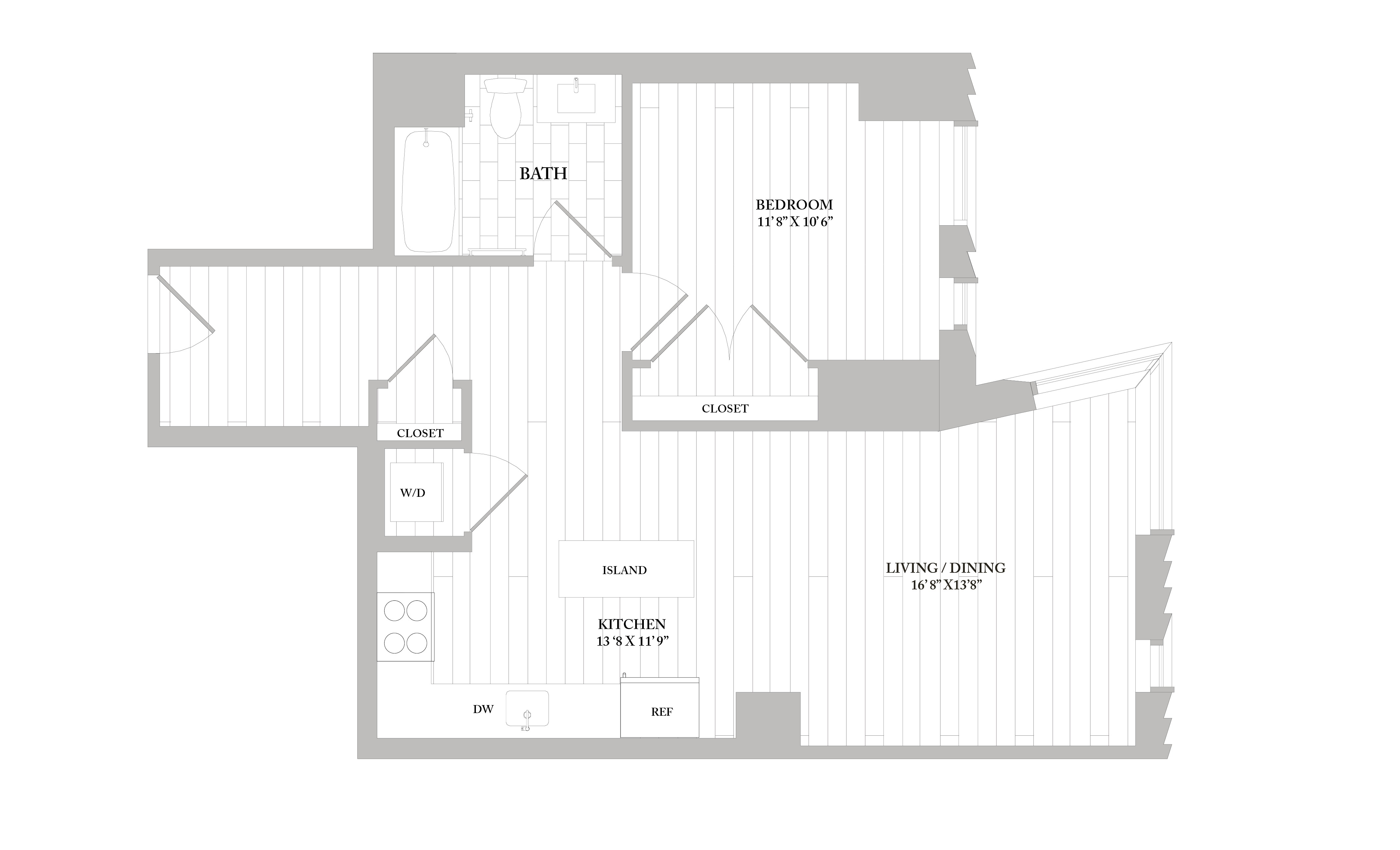 Apartment 0603 floorplan