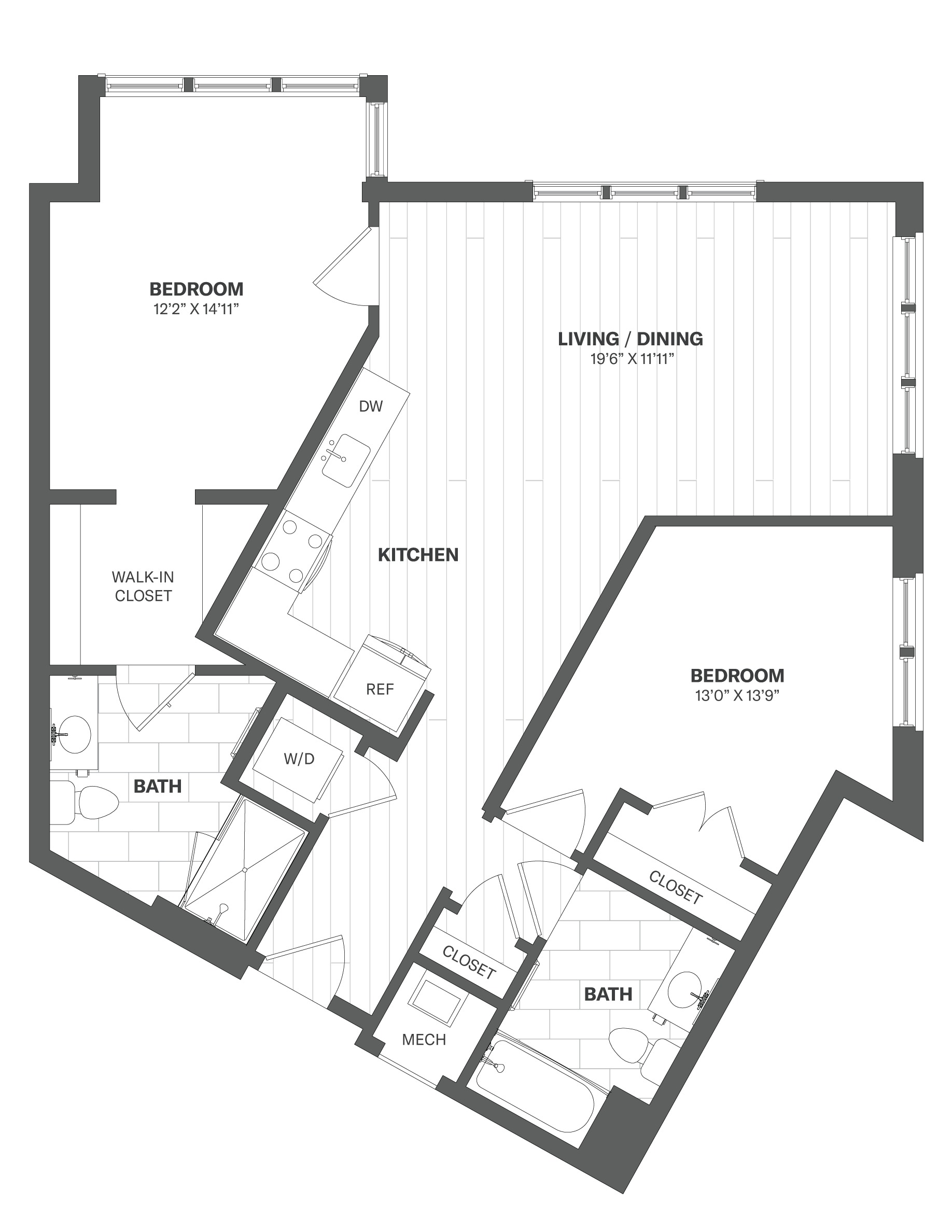 Apartment 353 floorplan