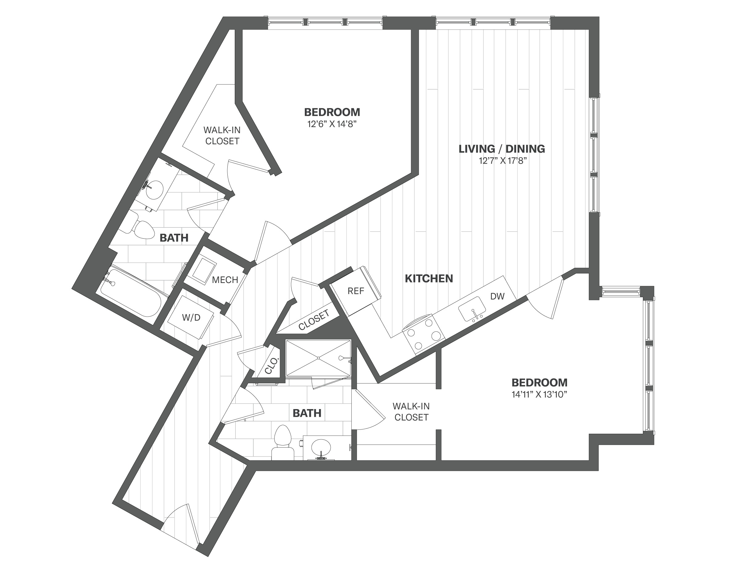 Apartment M5 floorplan