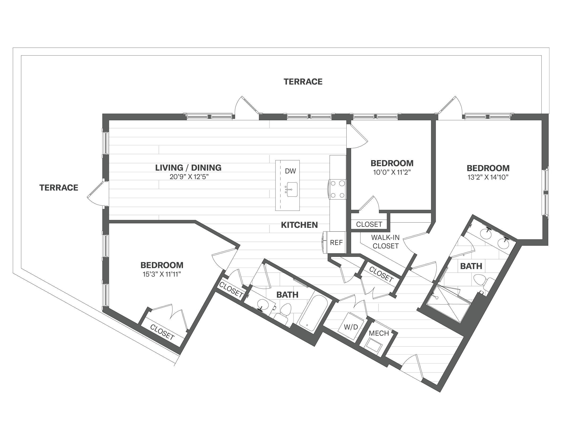 Apartment 553 floorplan