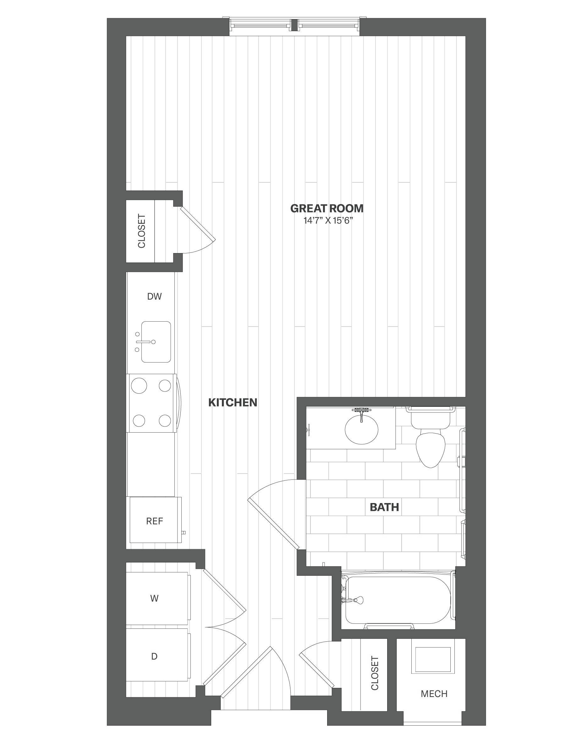 Apartment 209 floorplan