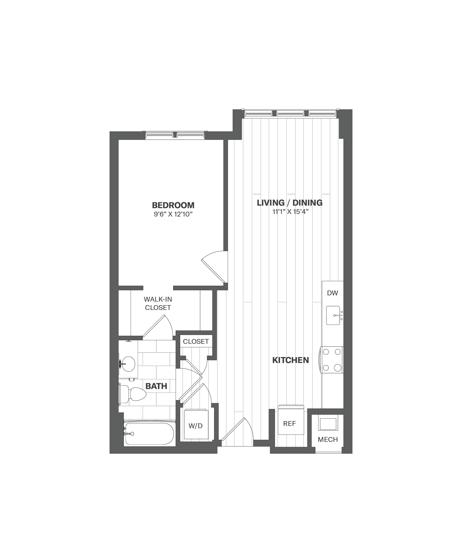 Apartment 315 floorplan