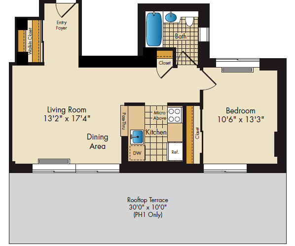 Apartment PH2L floorplan