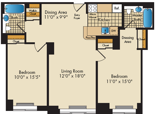 Apartment 003R floorplan