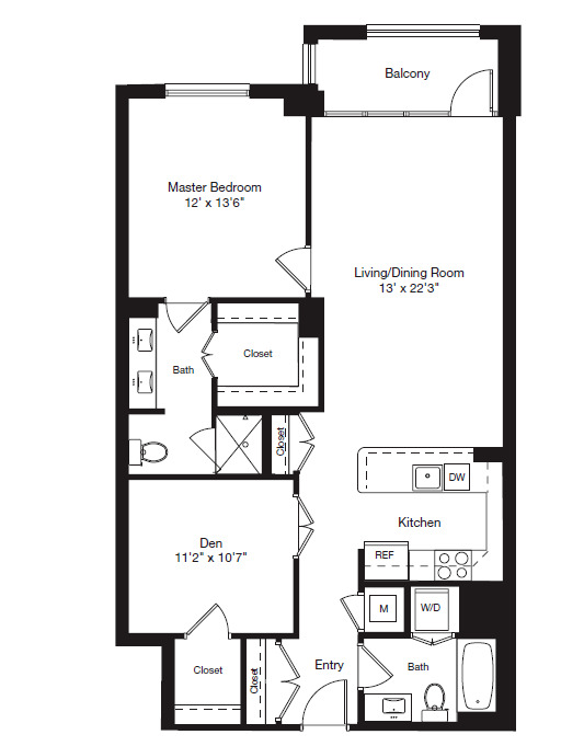 Apartment 5-0504 floorplan
