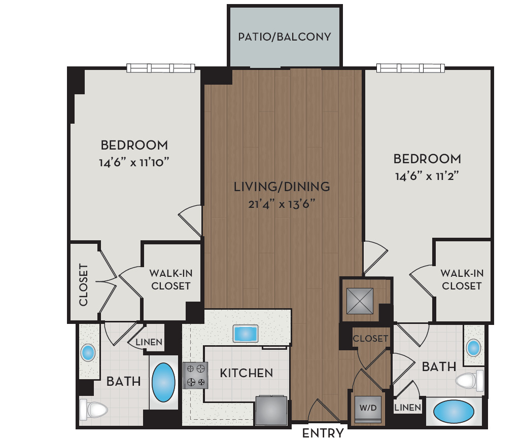 Apartment 437 floorplan