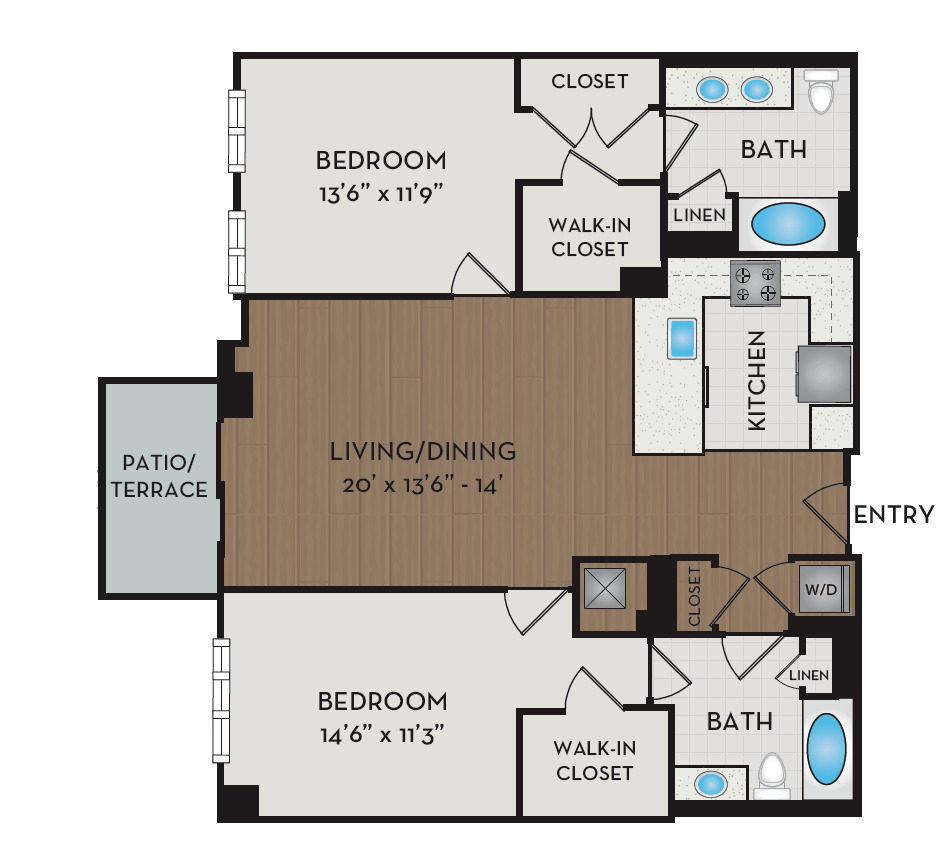Apartment 246 floorplan