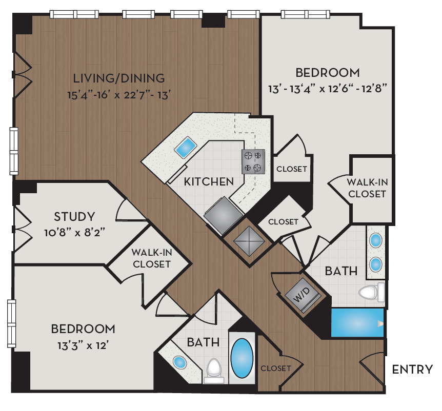 Apartment 501 floorplan