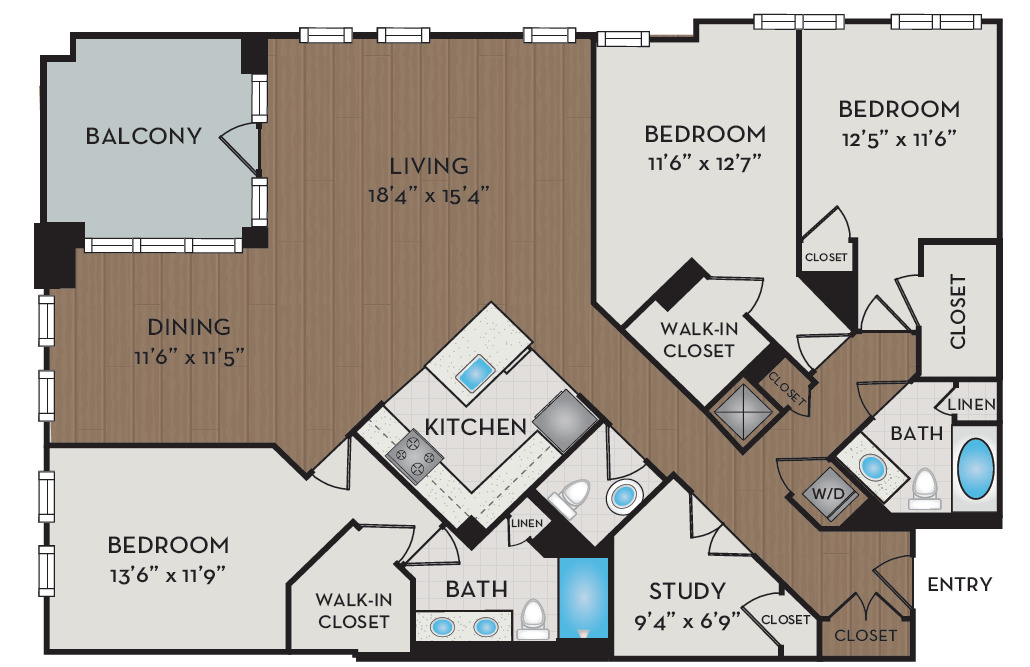 Apartment 533 floorplan