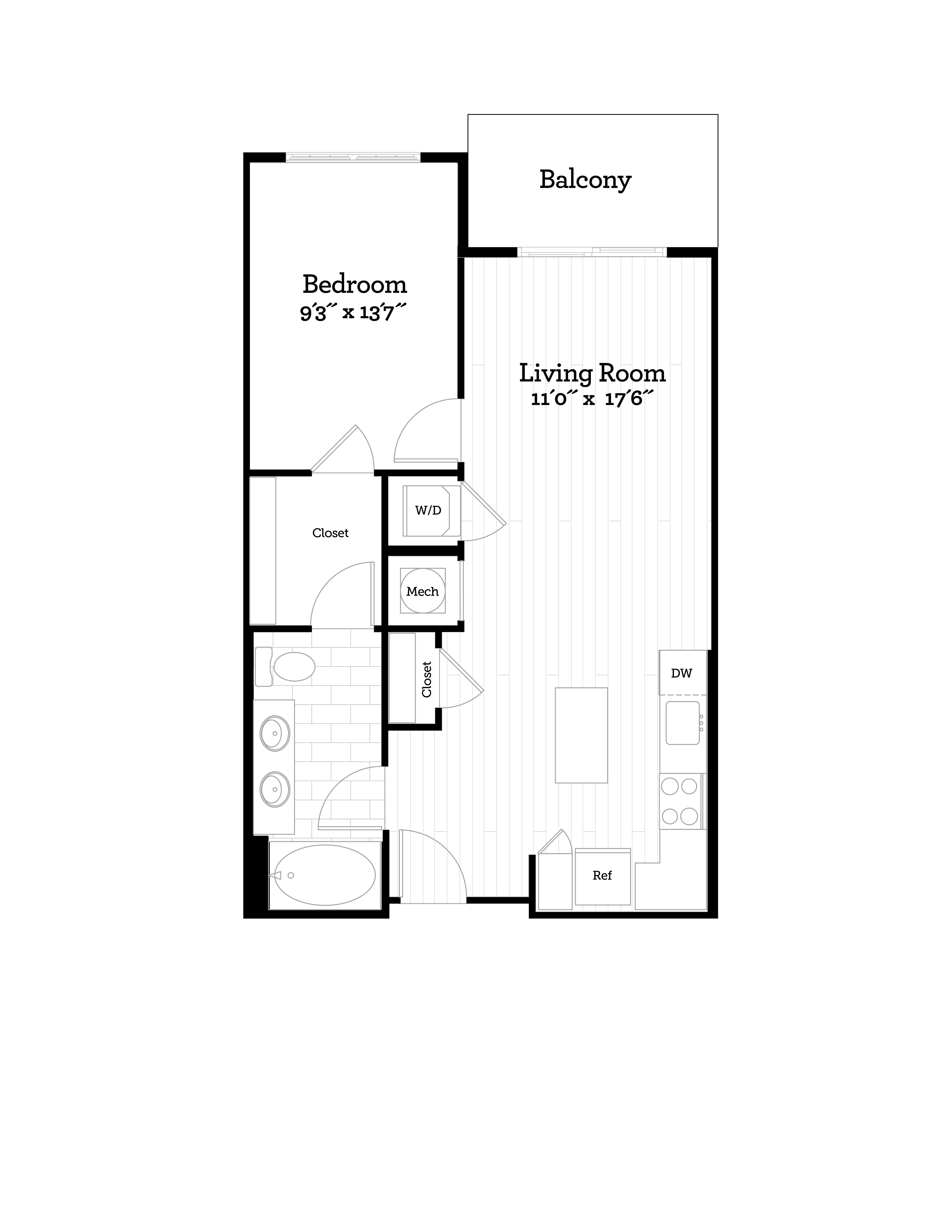 Apartment 287 floorplan