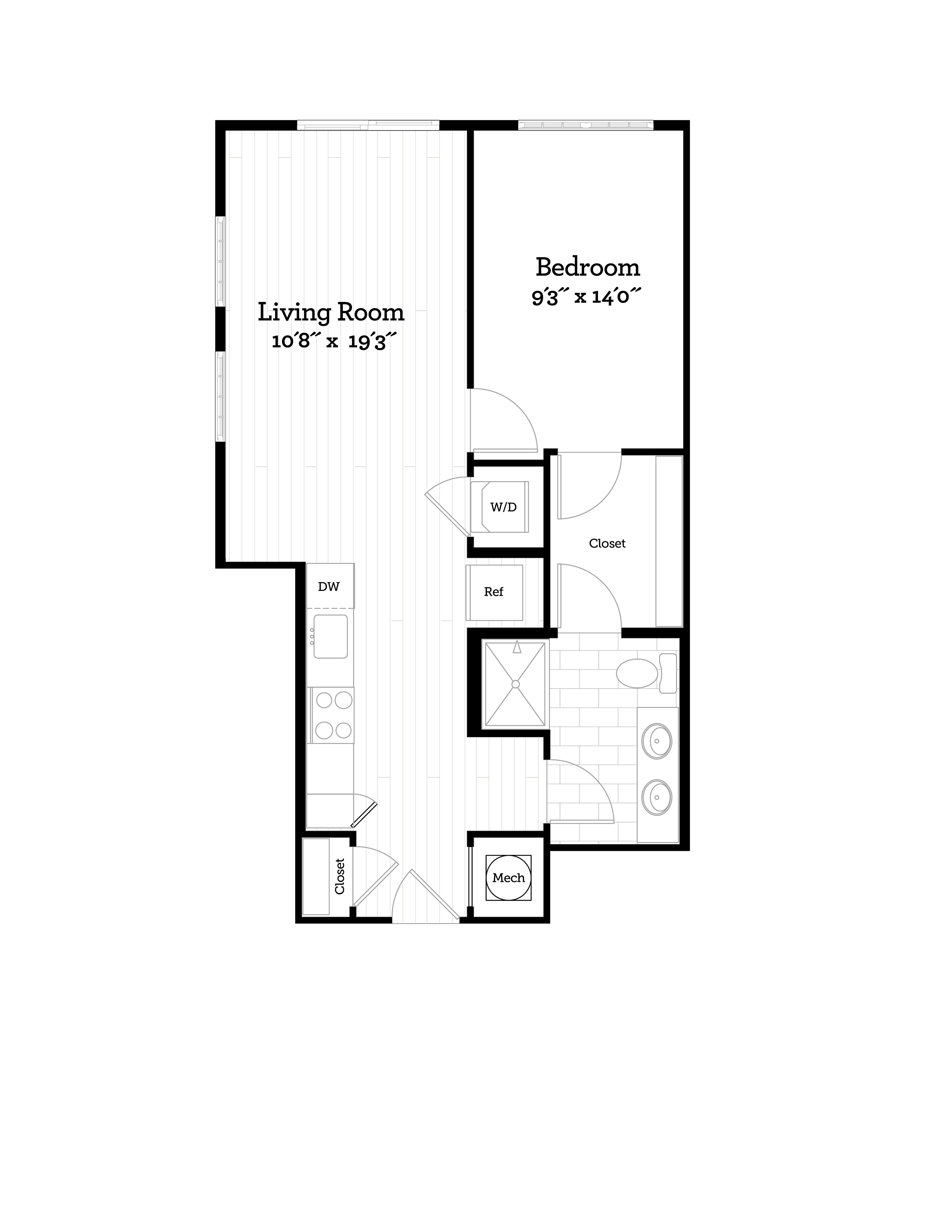 Apartment 346 floorplan