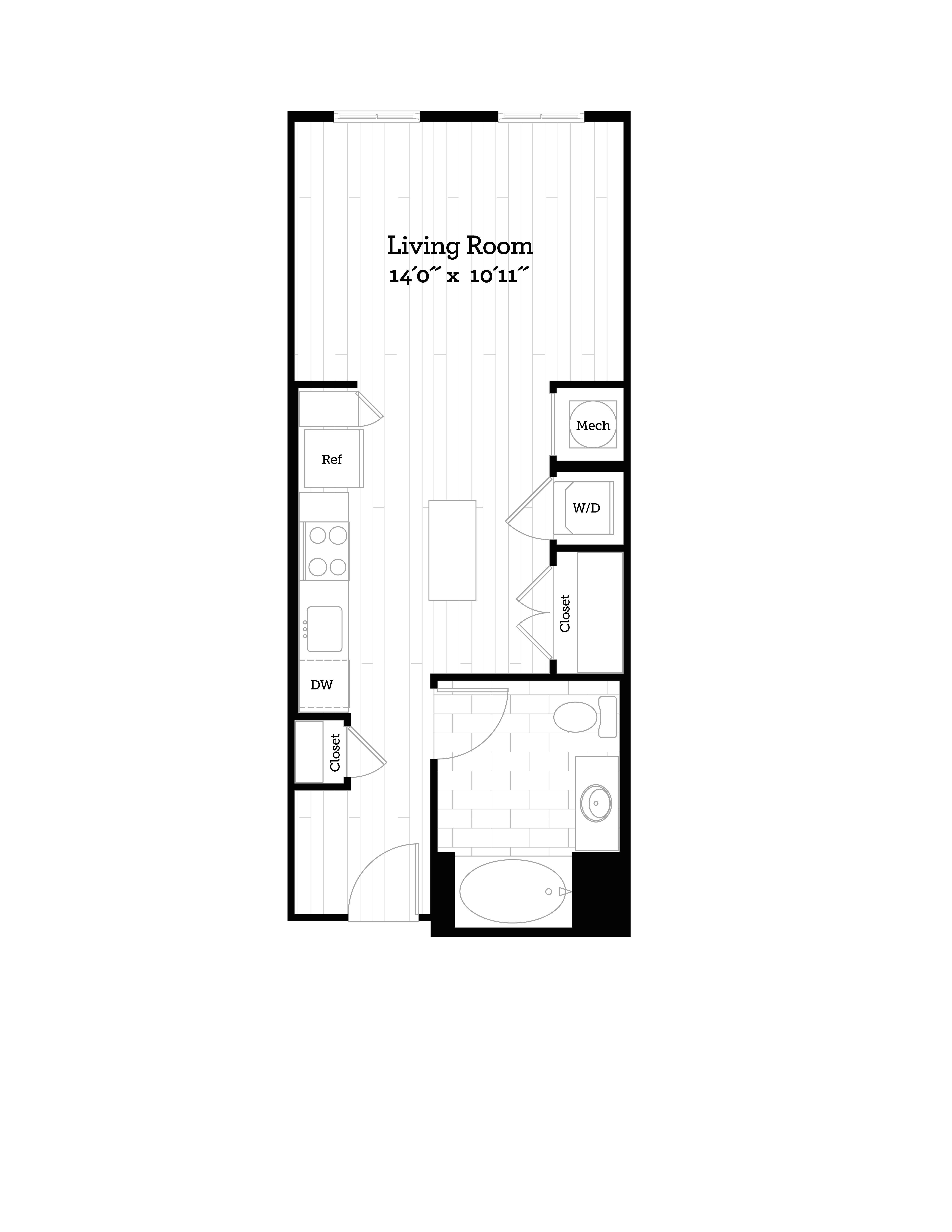 Apartment 270 floorplan