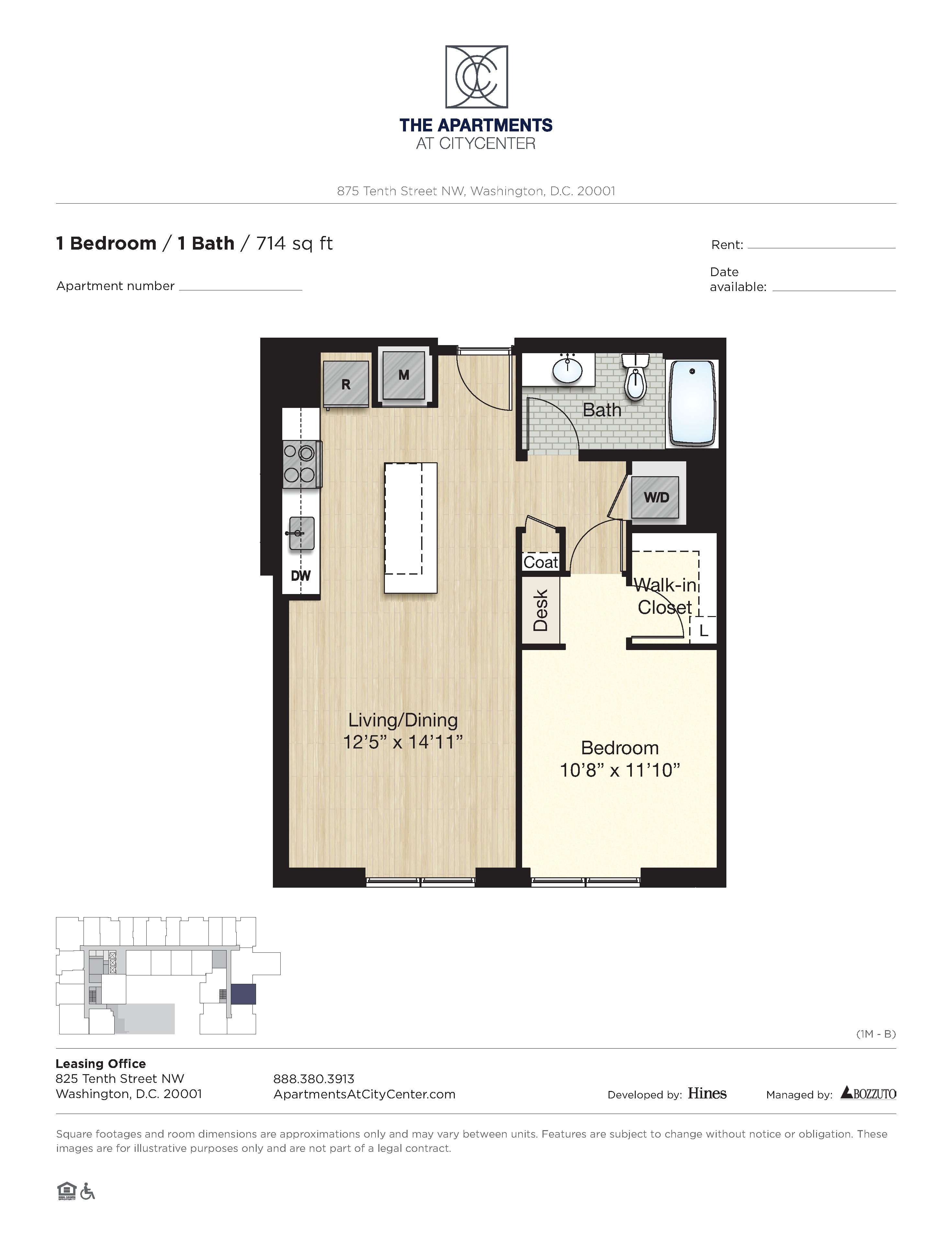 Apartment 0633 floorplan