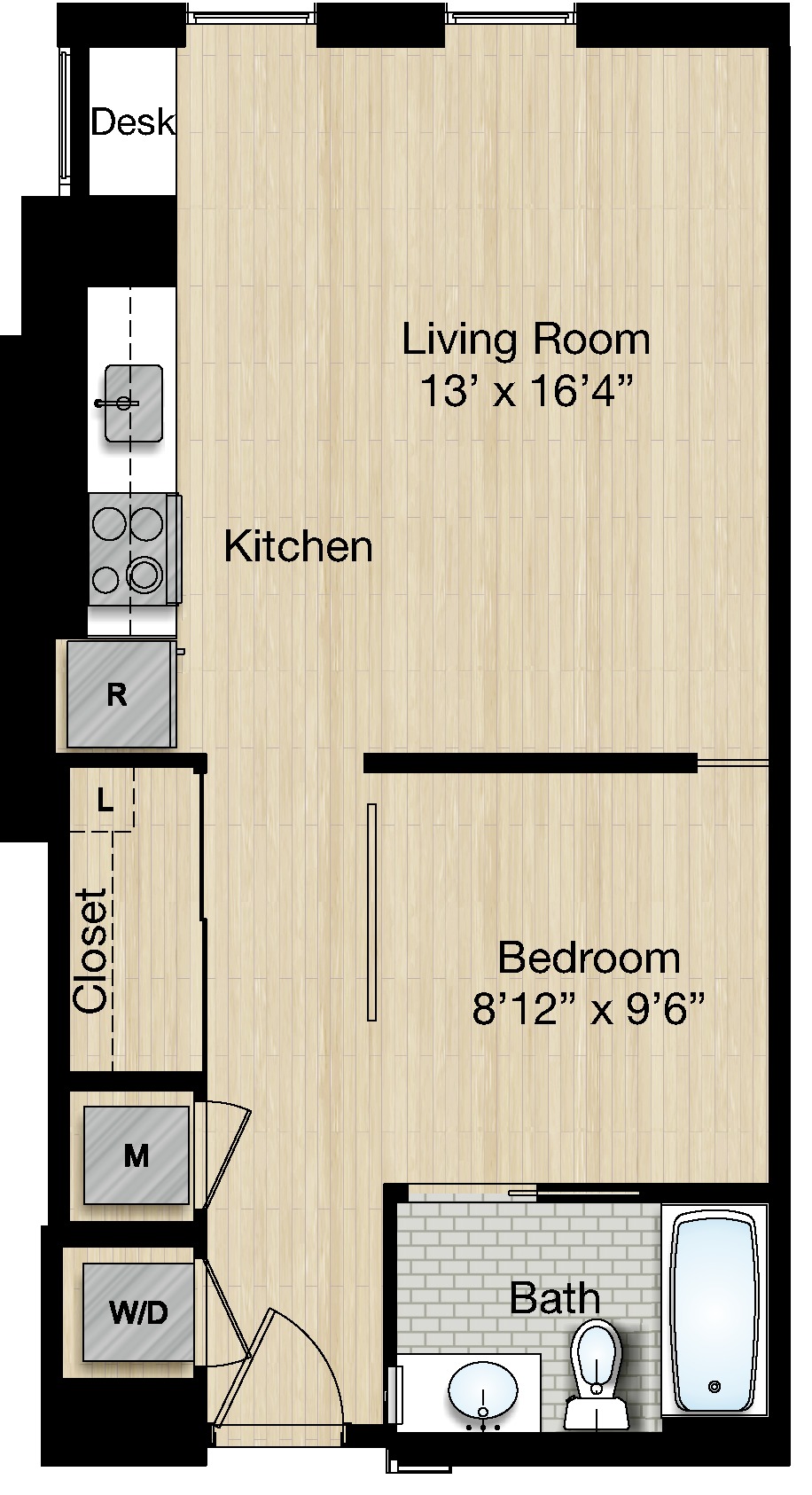Apartment 0725 floorplan