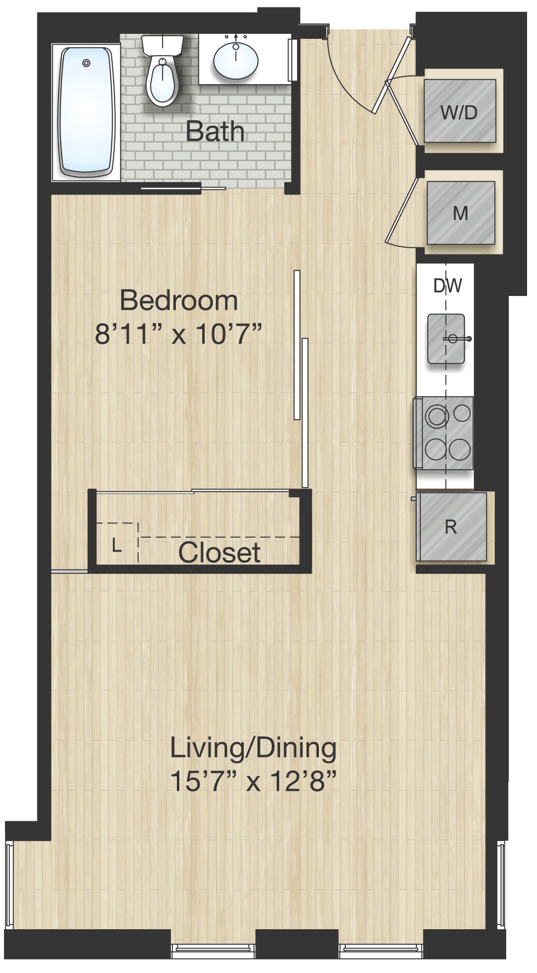 Apartment 1073 floorplan