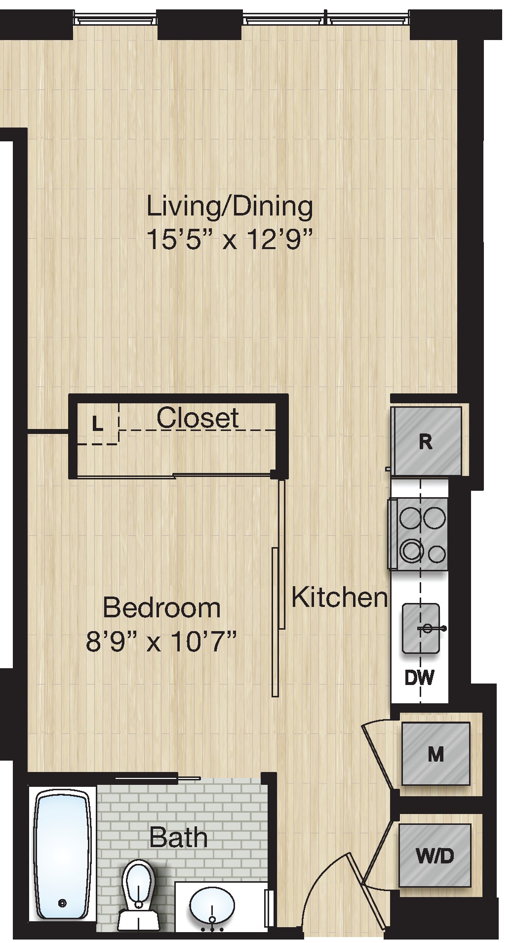 Apartment 0815 floorplan