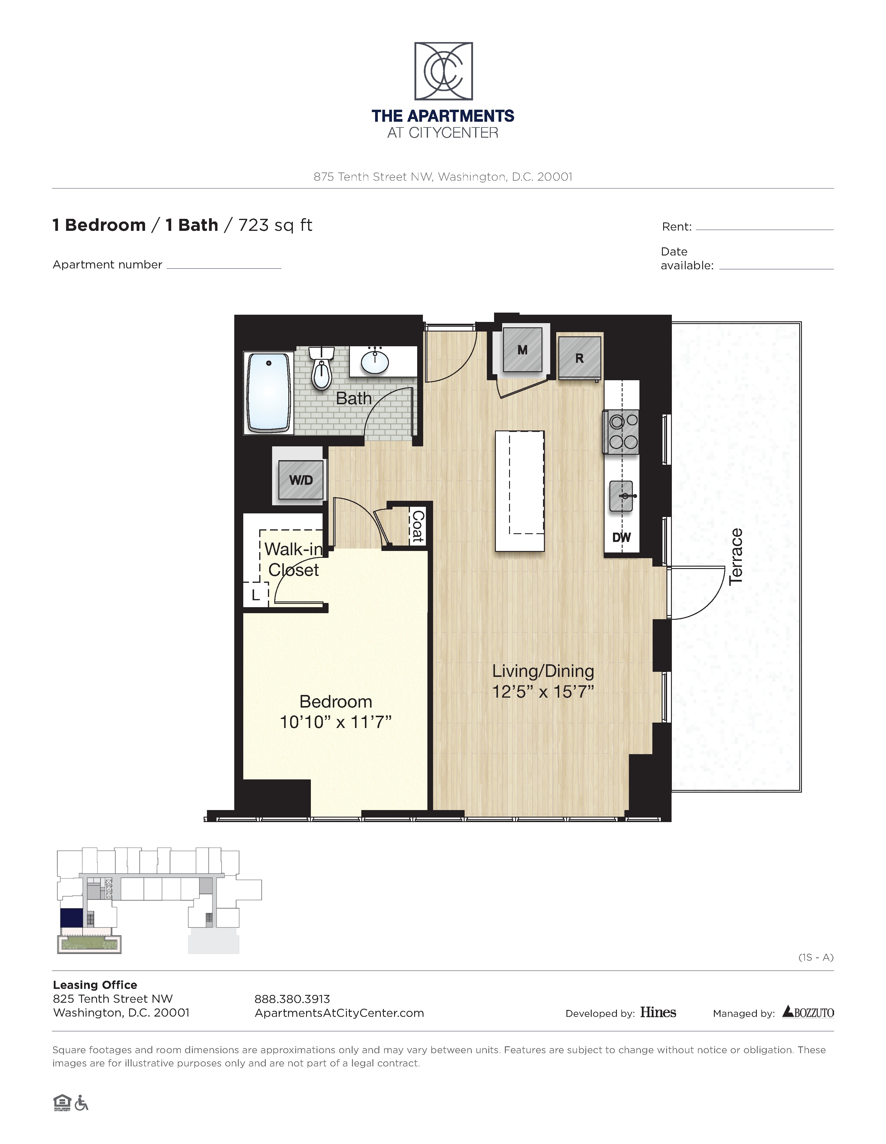 Apartment 0503 floorplan