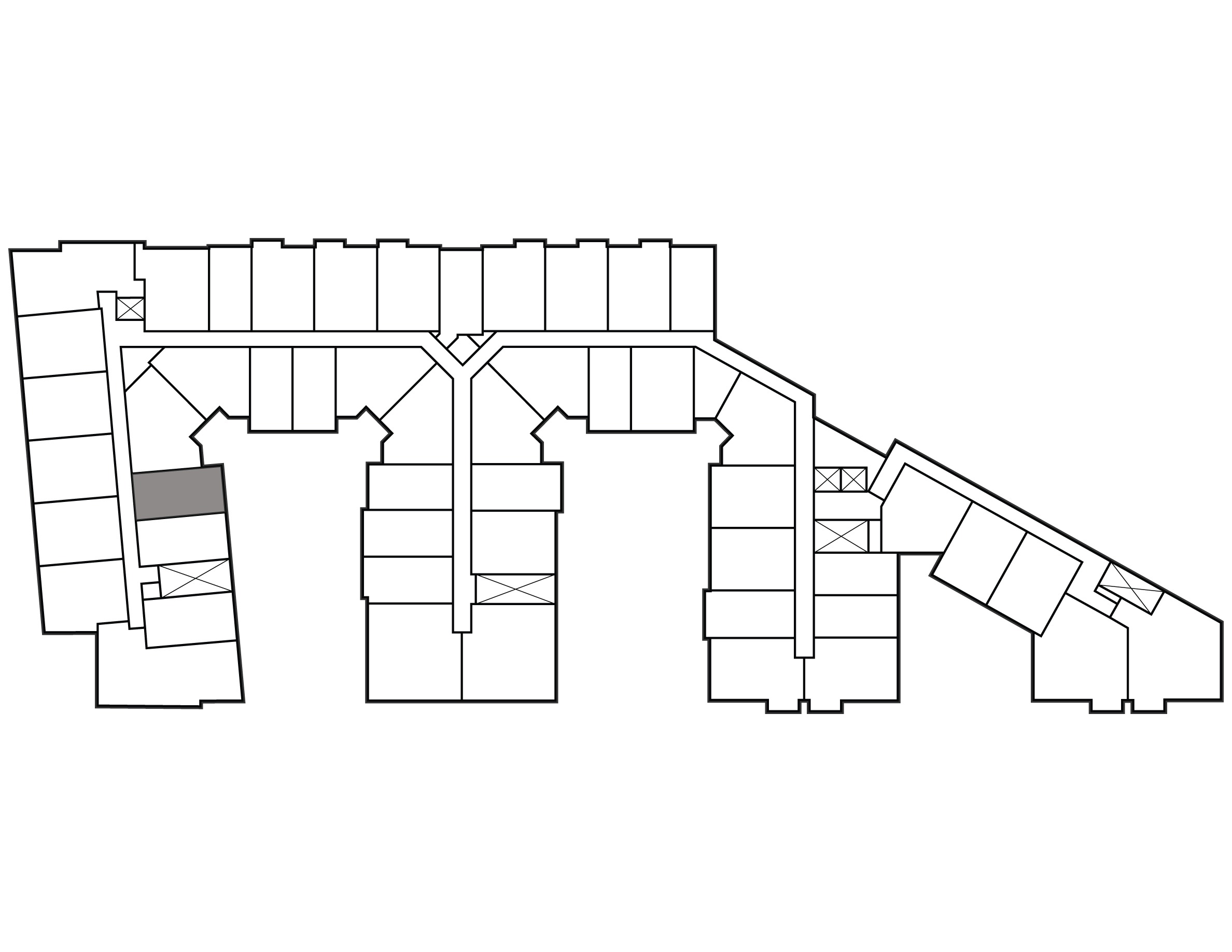 Apartment 342 keyplan