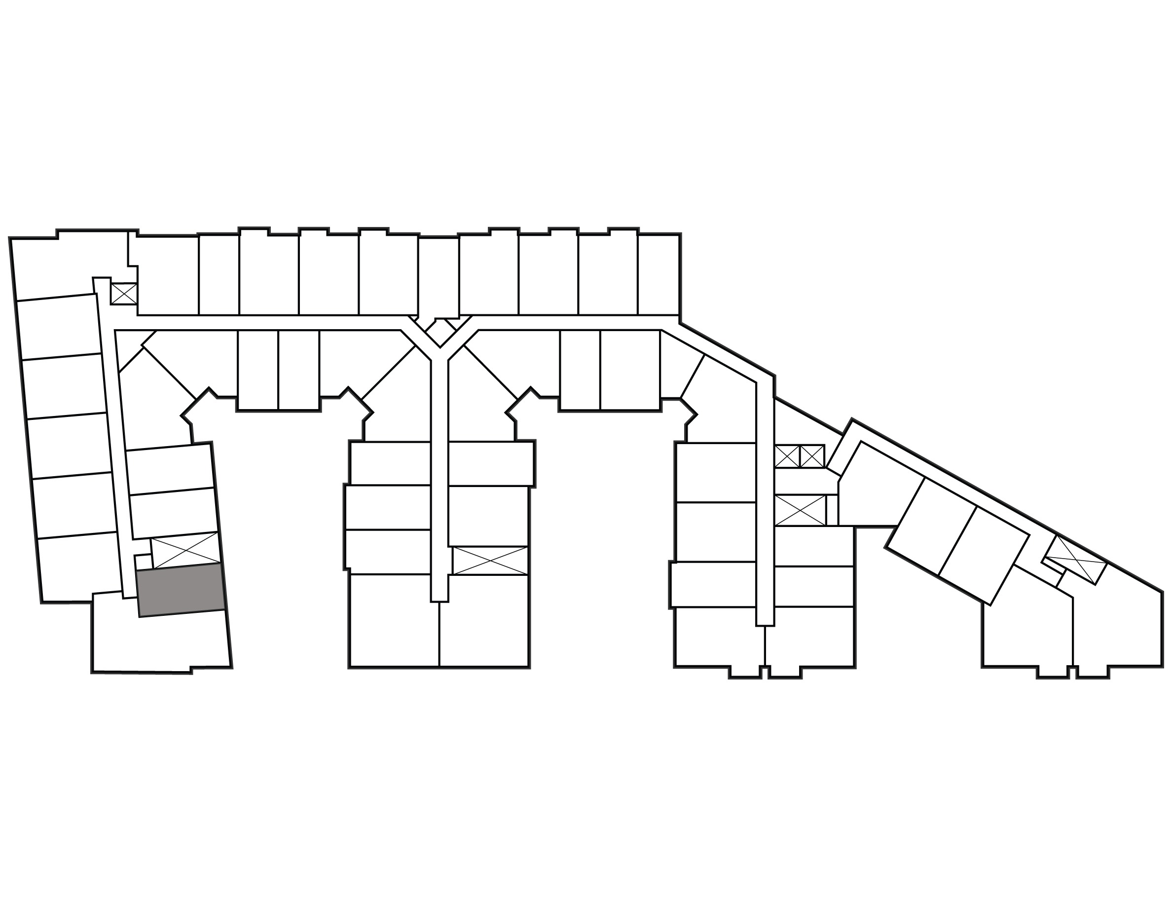 Apartment 346 keyplan