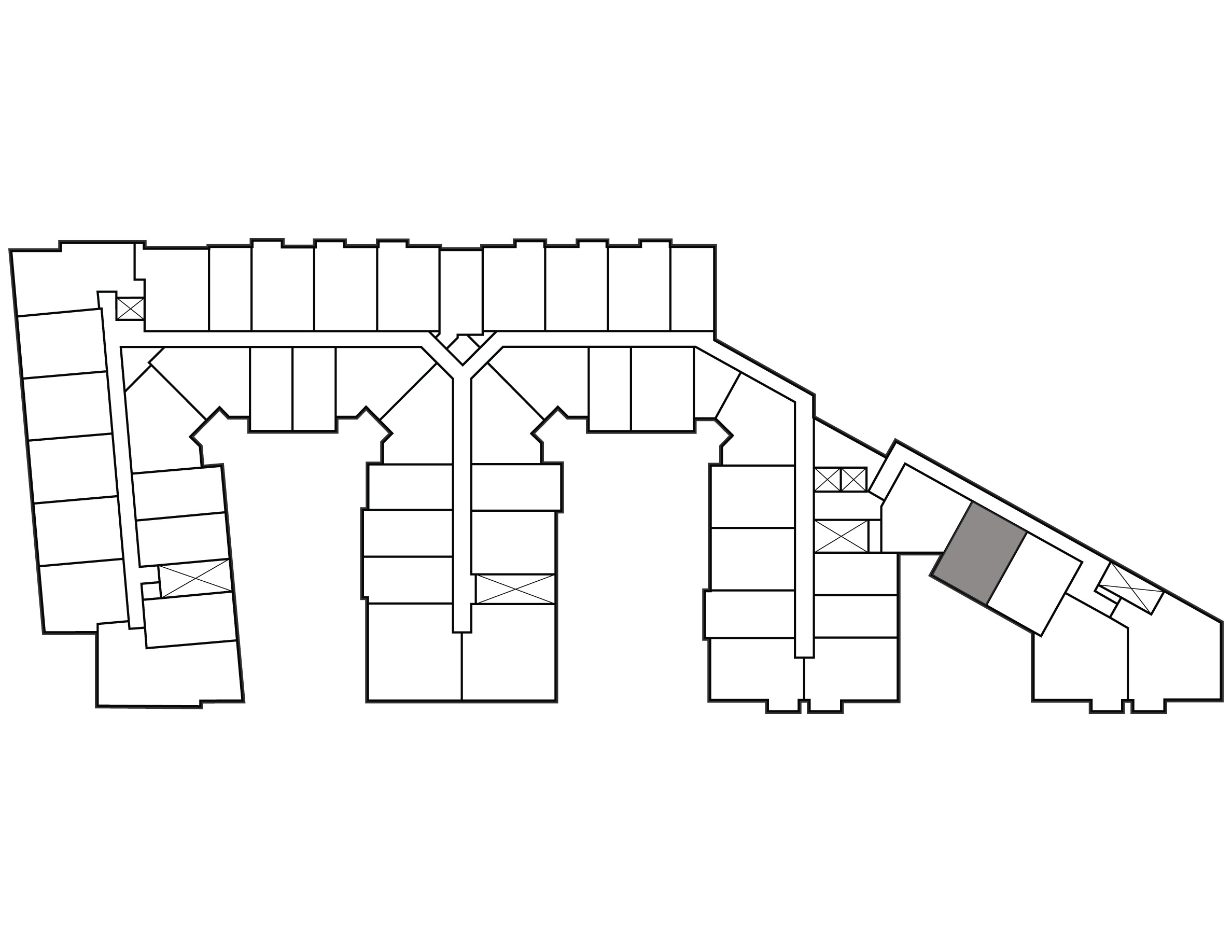 Apartment 251 keyplan