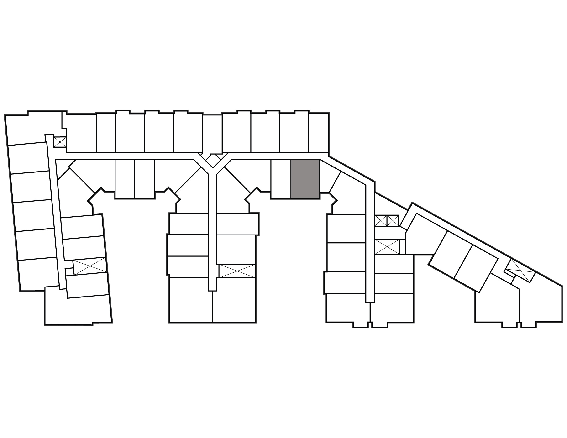 Apartment 410 keyplan