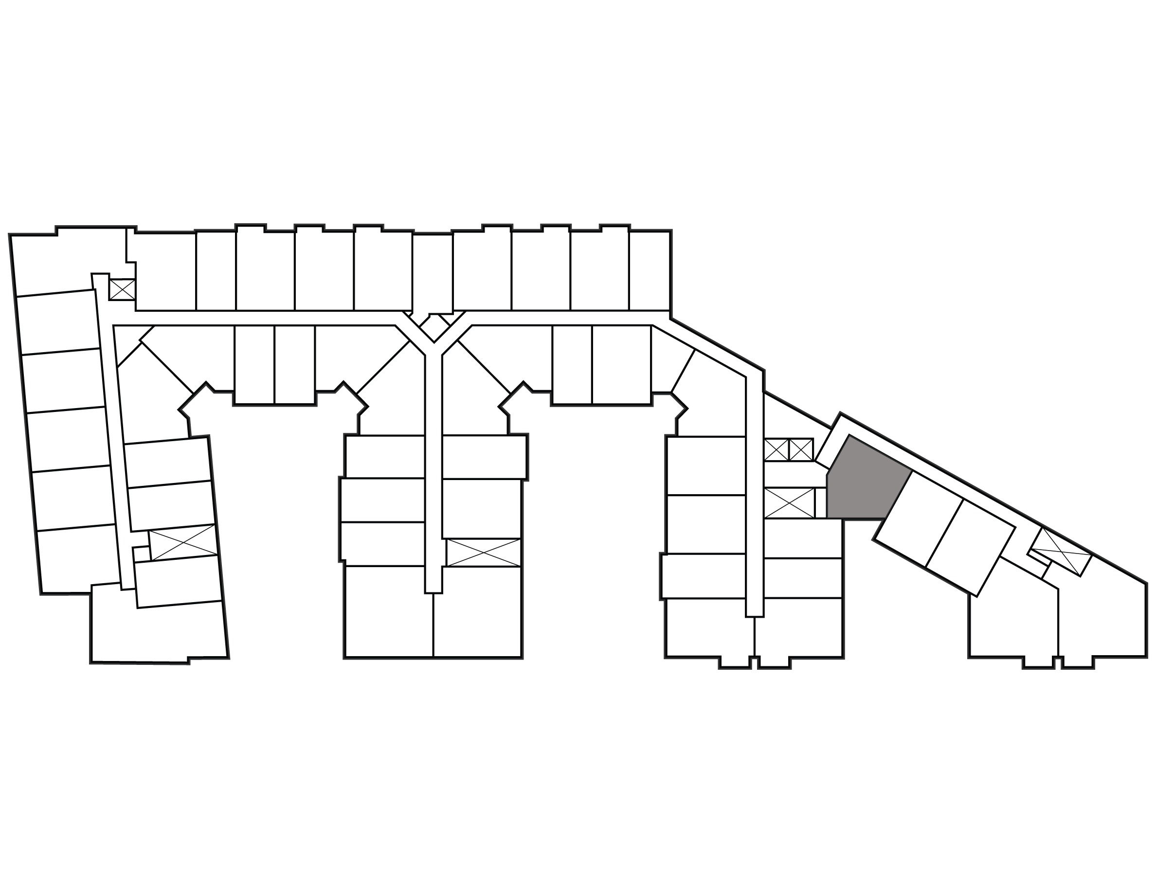 Apartment 450 keyplan